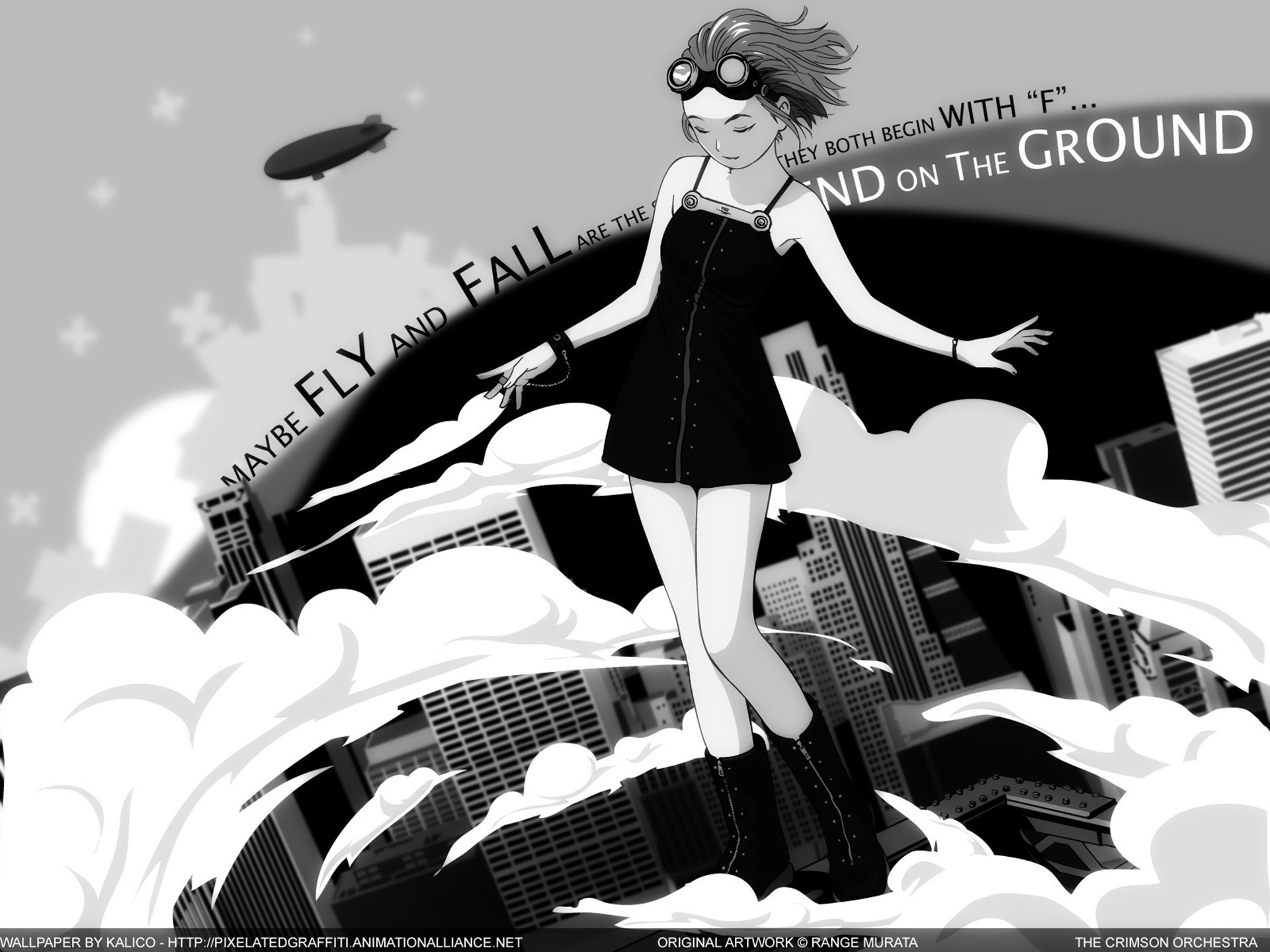 The Crimson Orchestra Original Artwork by Range Murata HD Wallpaper