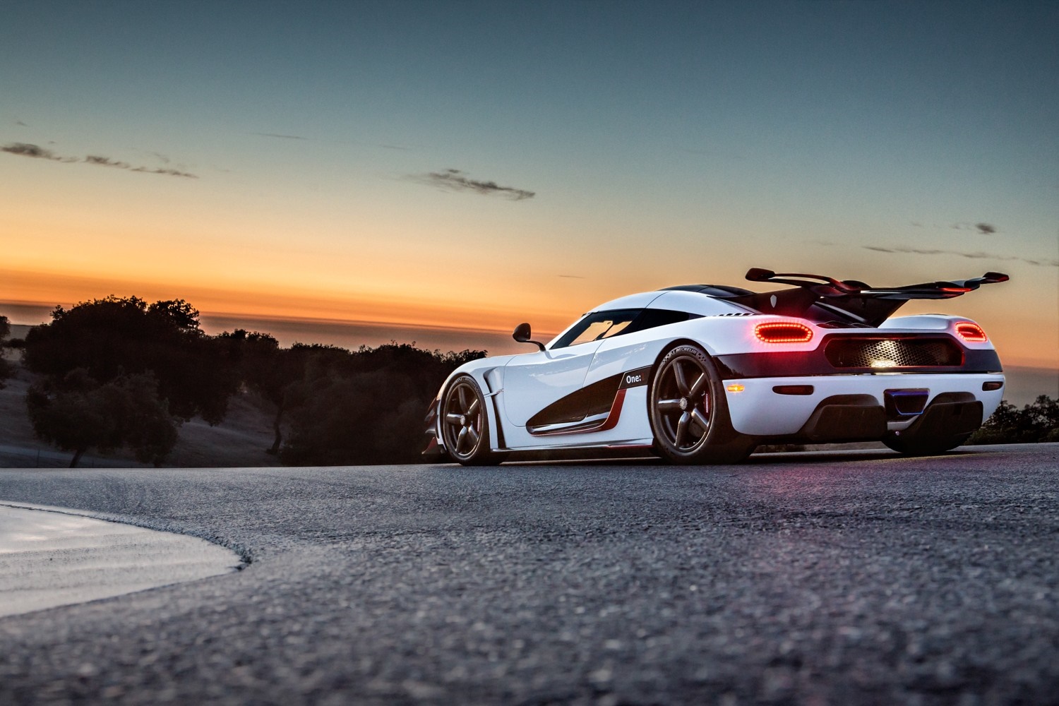 Koenigsegg Agera RS sports car on asphalt HD Wallpaper
