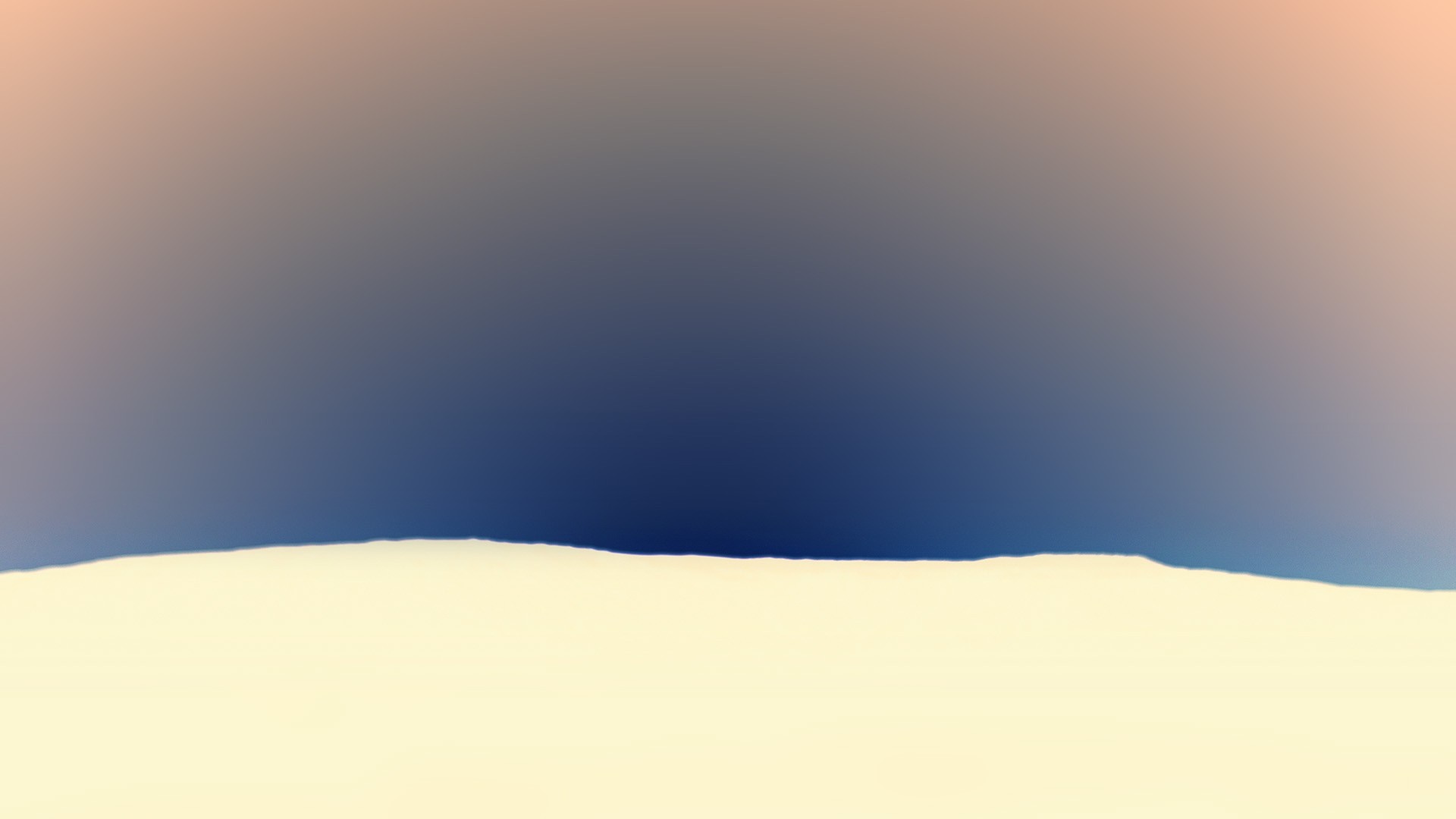 Minimalist landscape with sand and gradient sky HD Wallpaper