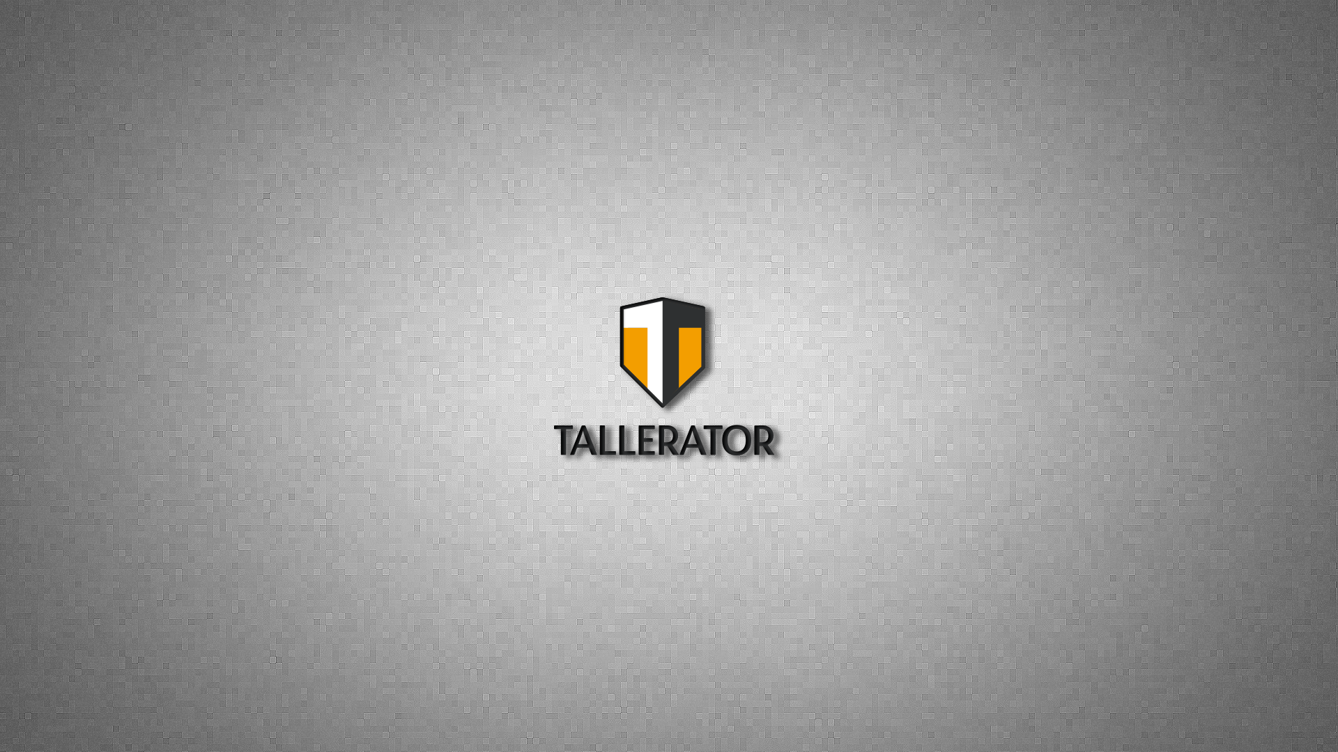 Tallerator logo with shield and text HD Wallpaper