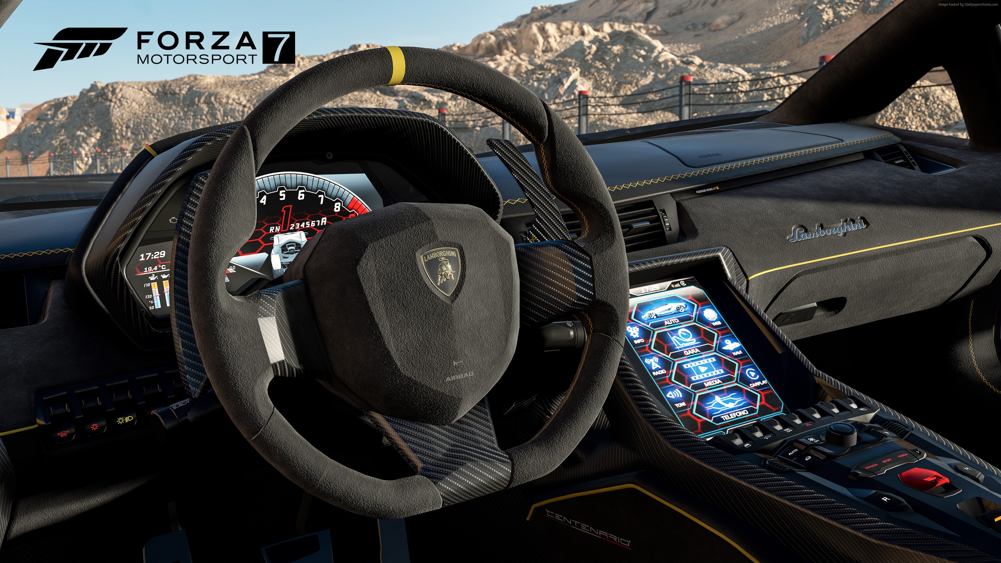 Forza Motorsport 7 car interior dashboard HD Wallpaper