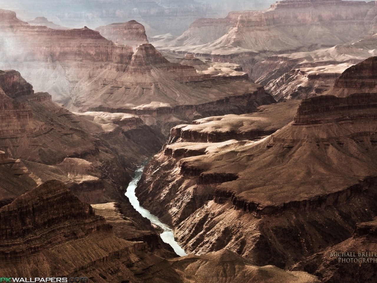 Grand Canyon National Park with Colorado River HD Wallpaper