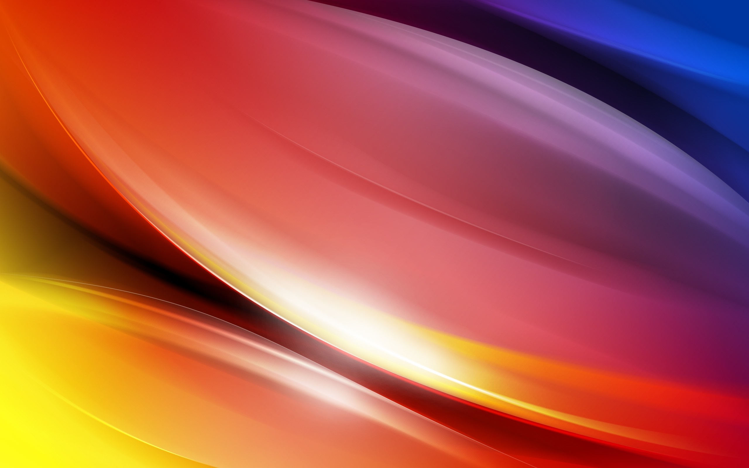 Vibrant Abstract Waves of Light and Color HD Wallpaper