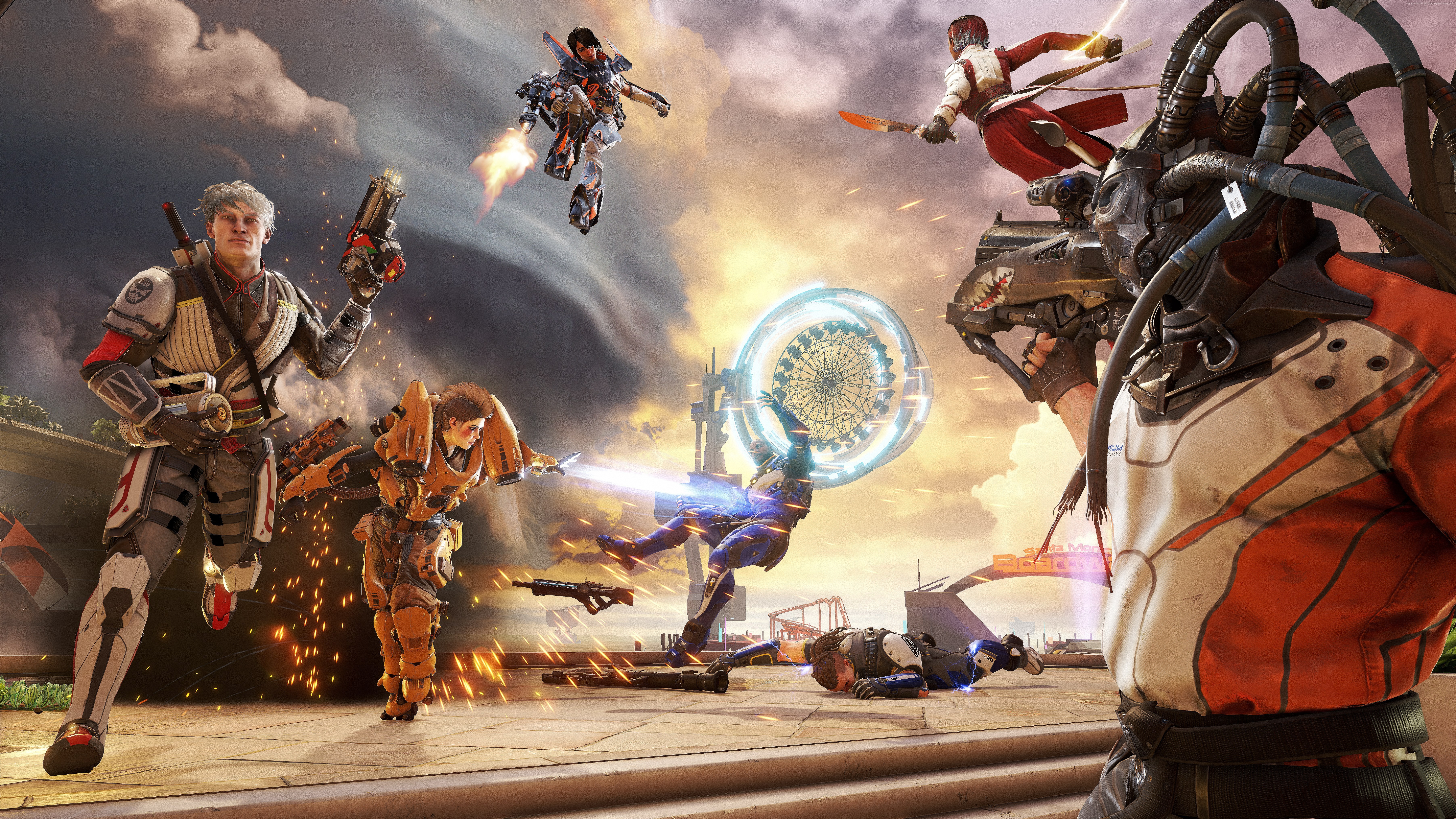 Lawbreakers characters in combat HD Wallpaper