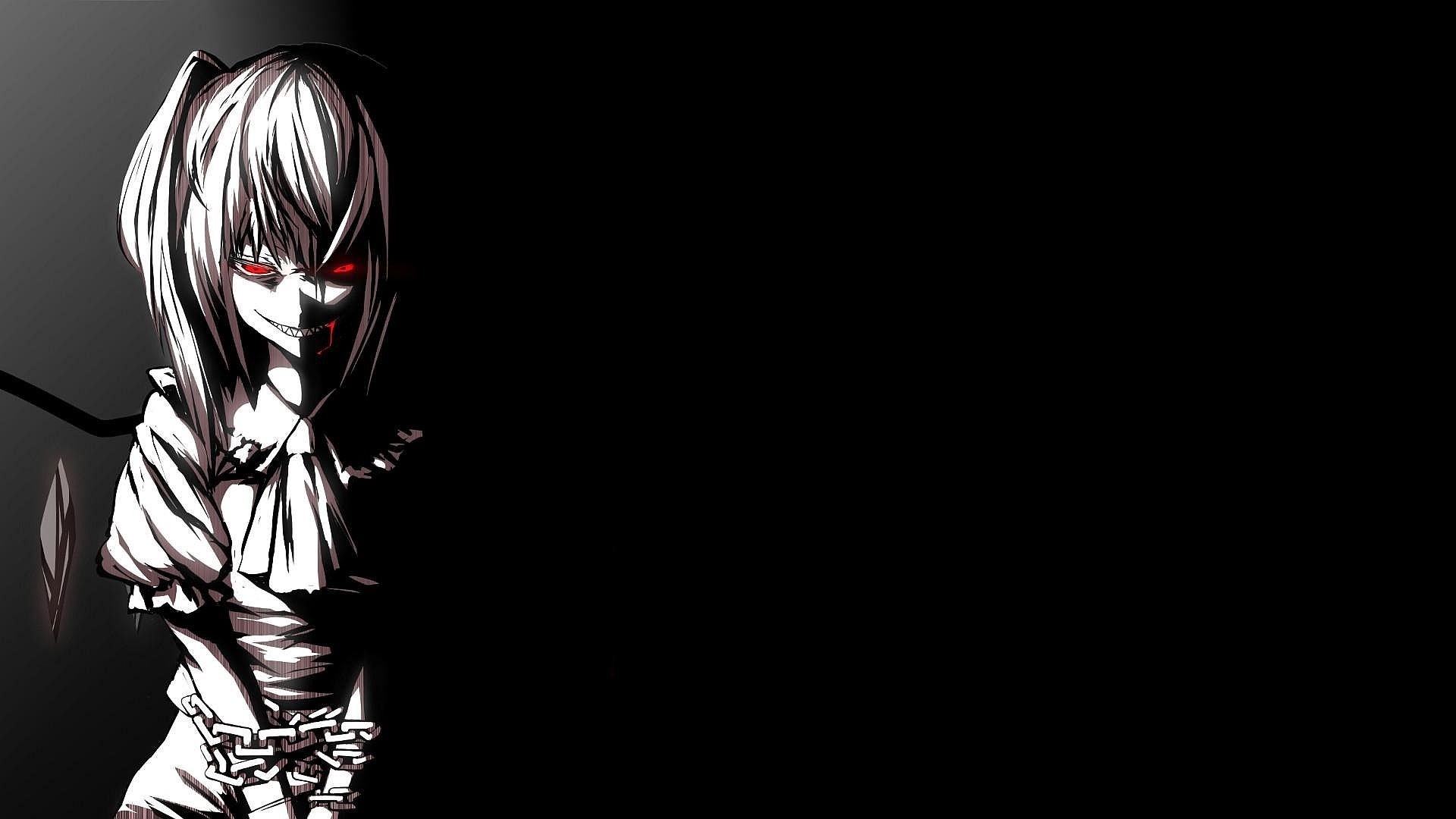 Flandre Scarlet from Touhou Project with red eyes HD Wallpaper