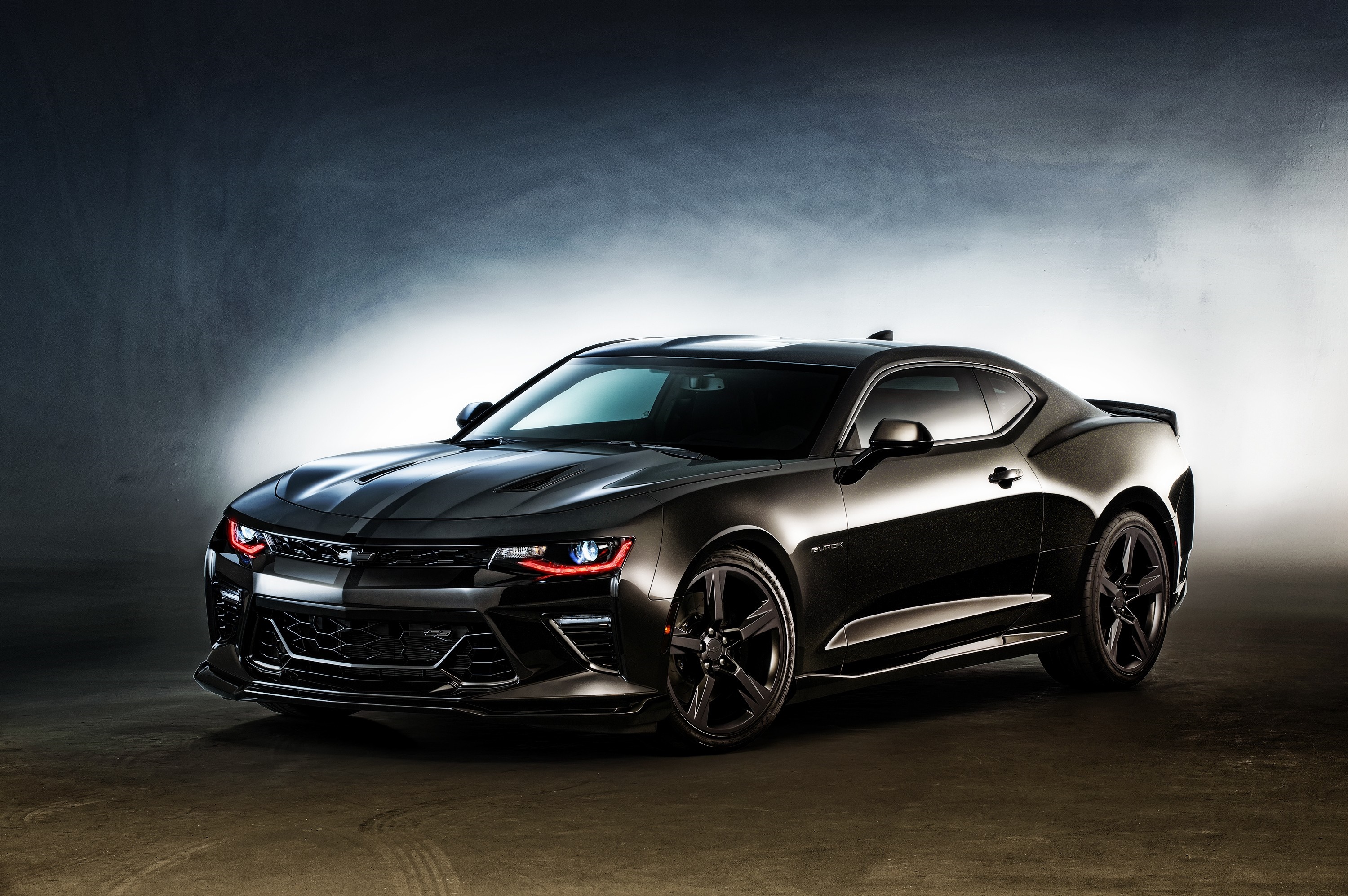 Black Chevrolet Camaro SS Coupe HD Wallpaper