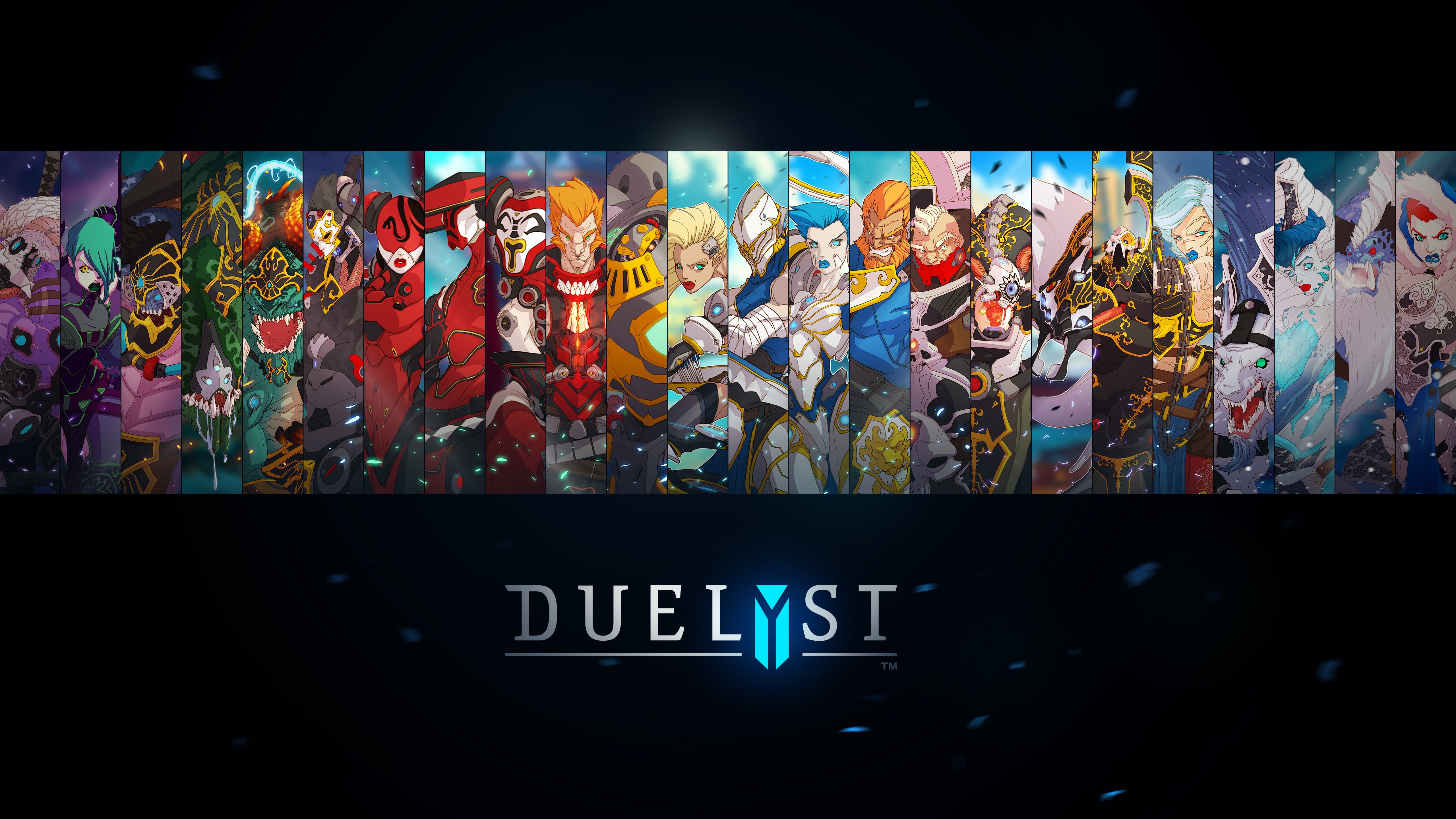 Duelyst game characters banner HD Wallpaper