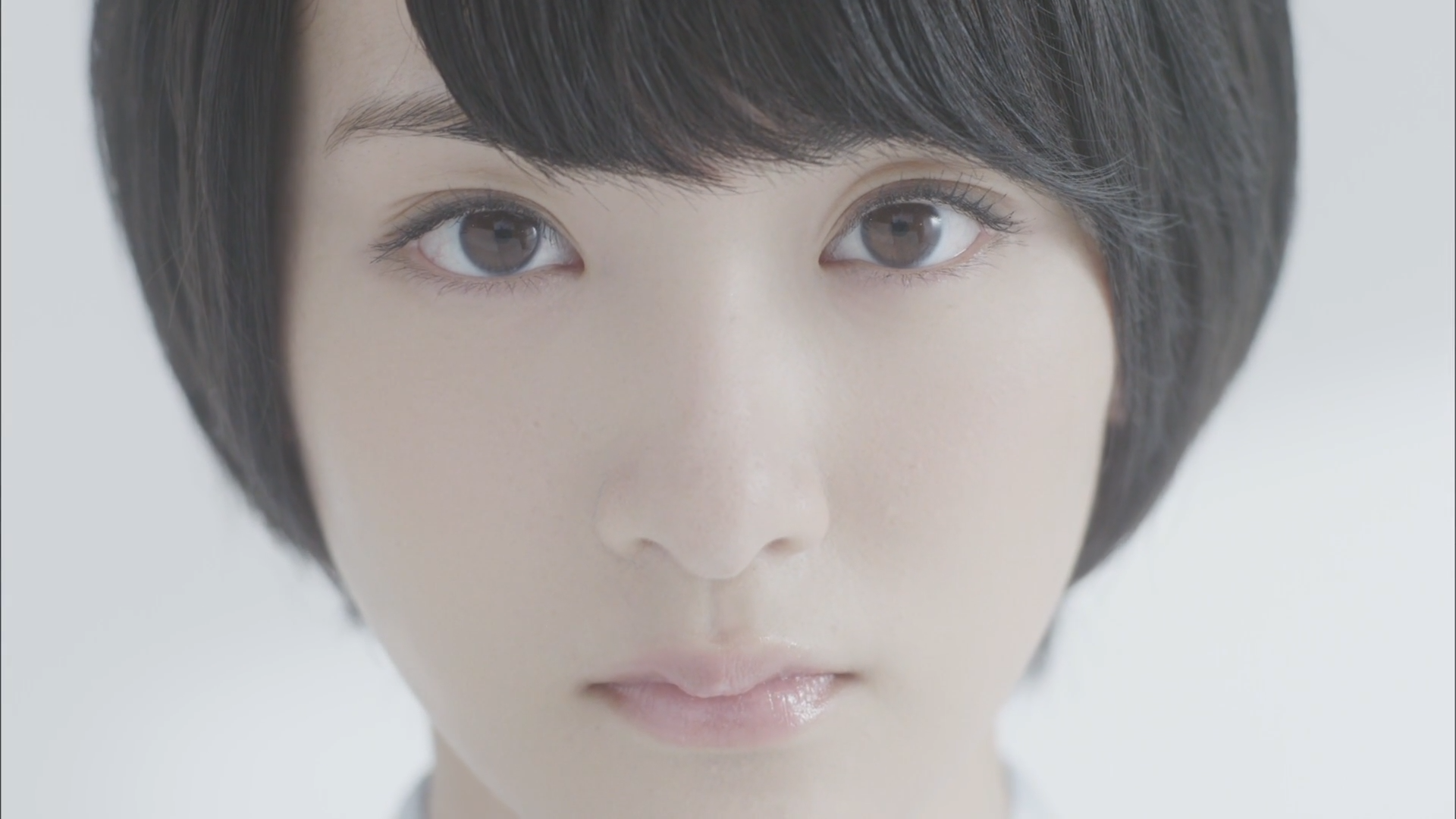 Asian woman with short black hair and brown eyes HD Wallpaper