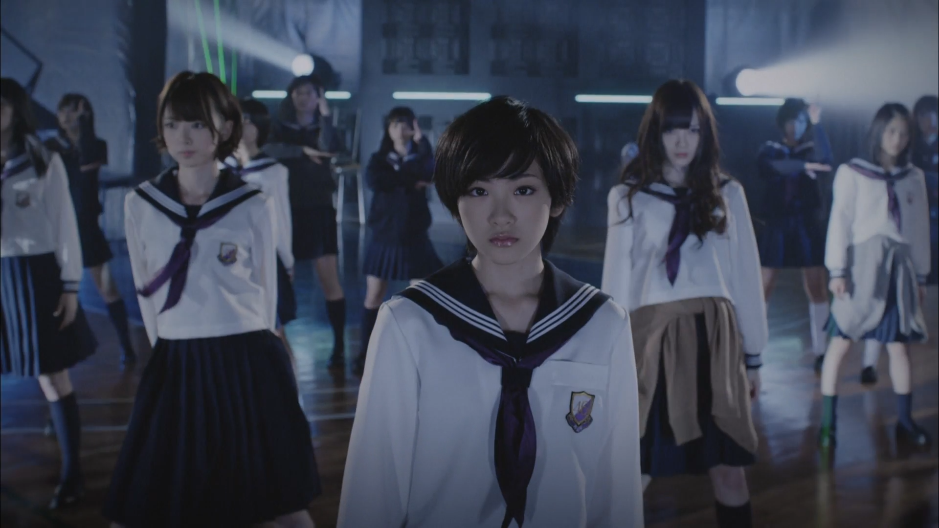 Nogizaka46 members in school uniforms HD Wallpaper