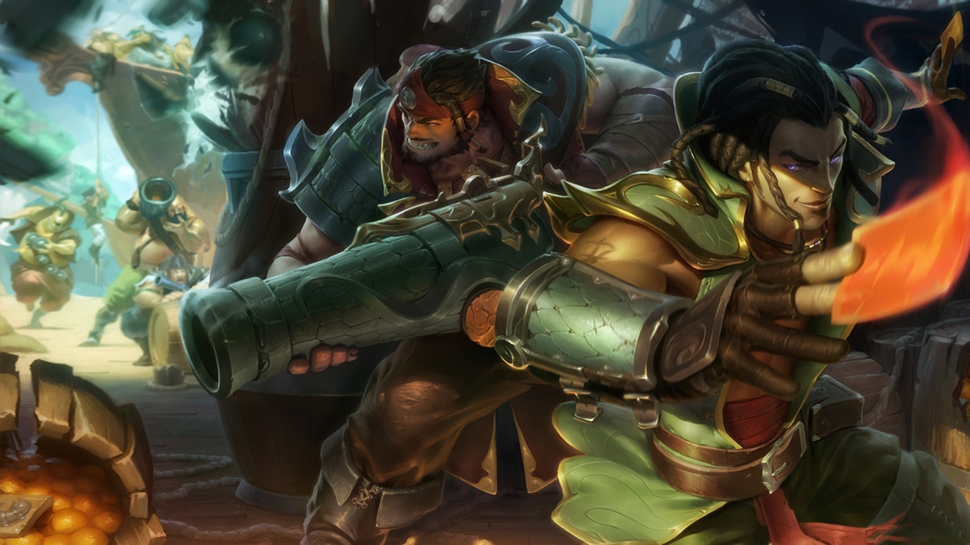 Twisted Fate and Graves from League of Legends HD Wallpaper