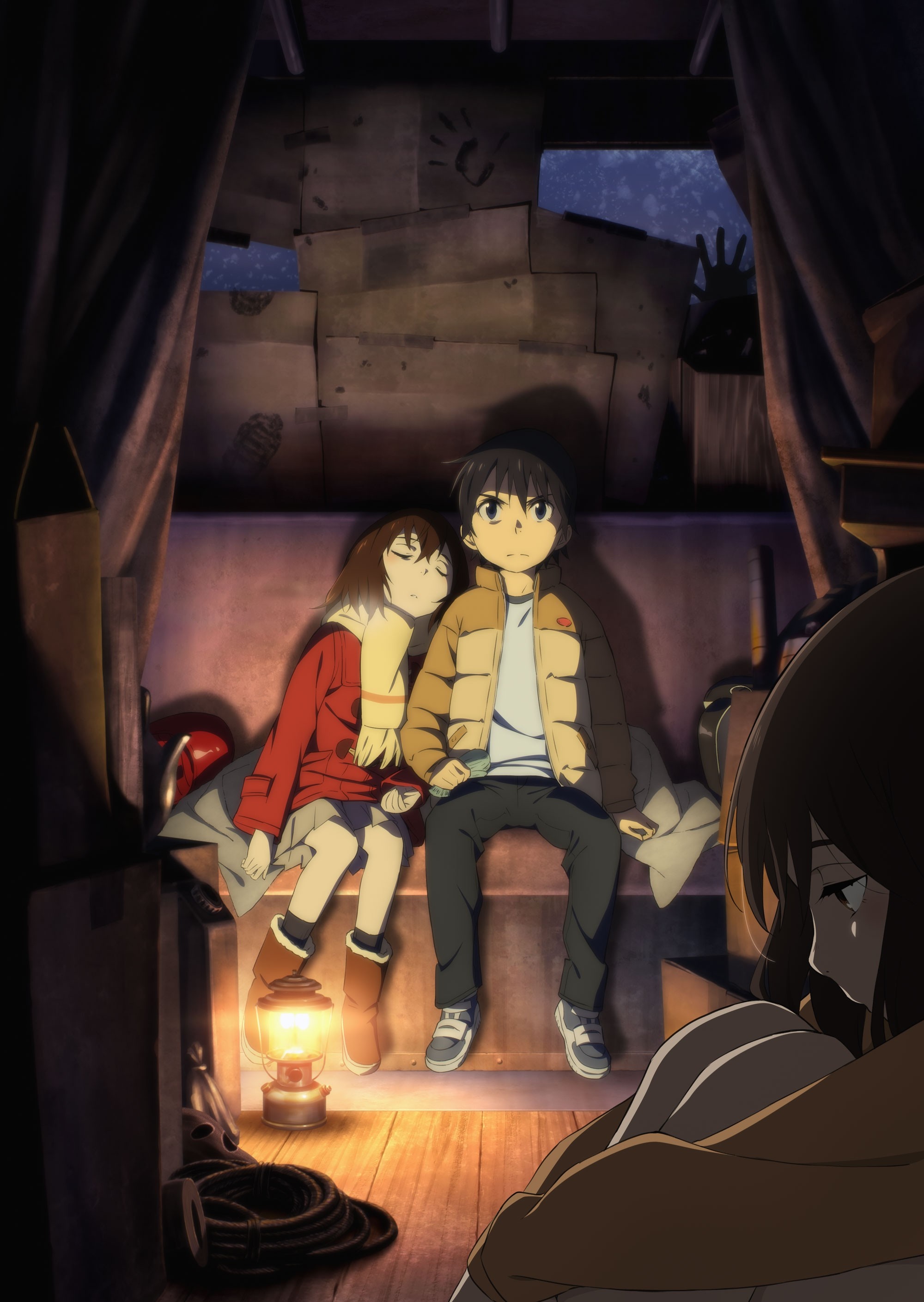 Satoru Fujinuma and Kayo Hinazuki from Boku dake ga Inai Machi HD Wallpaper