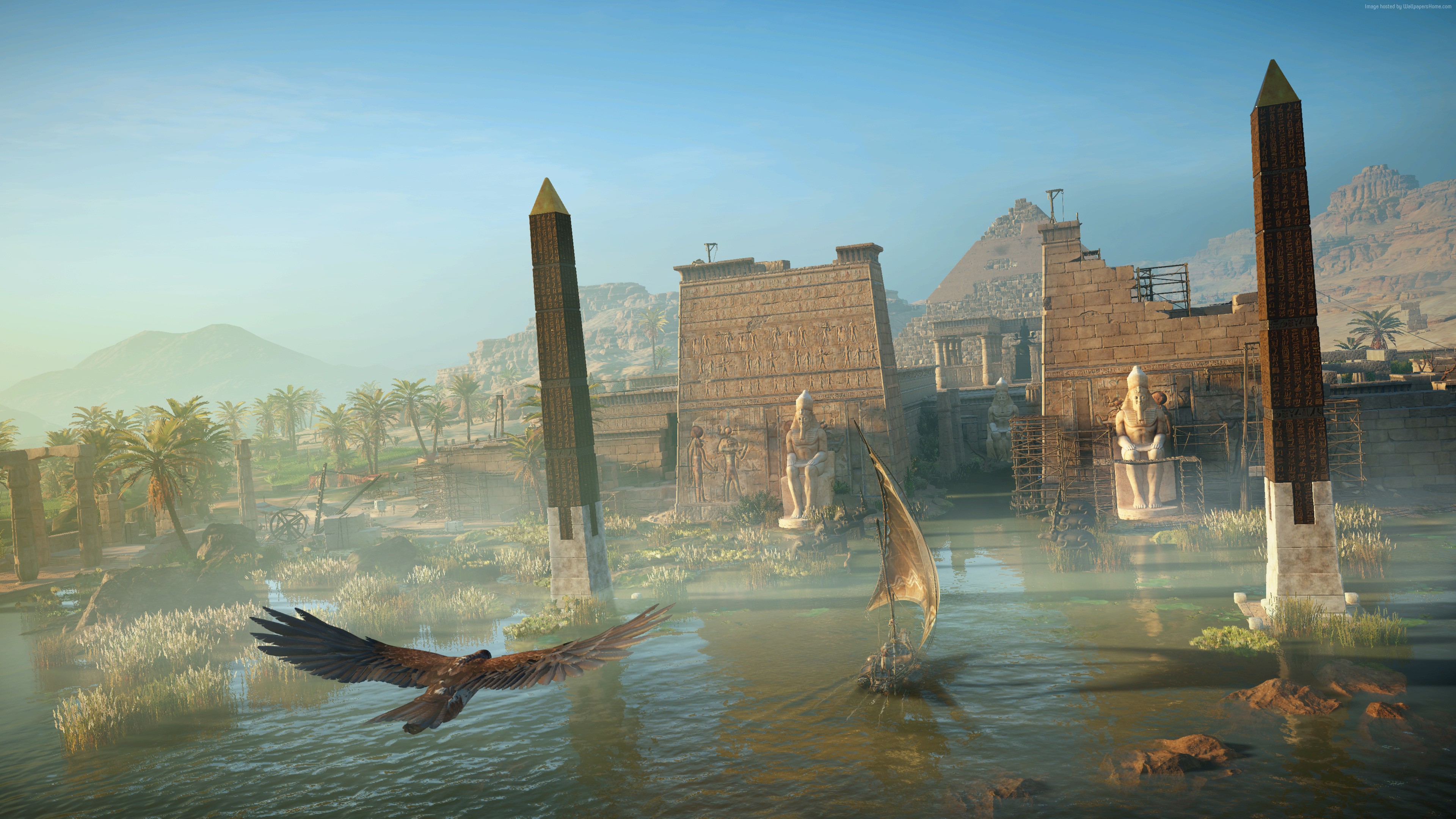 Assassin's Creed Origins 4K screenshot HD Wallpaper