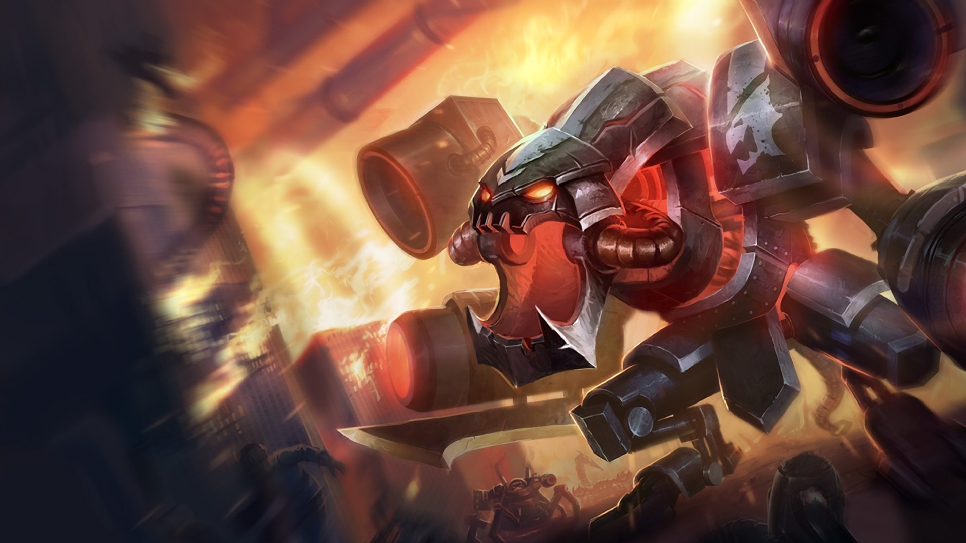 Blitzcrank from League of Legends HD Wallpaper