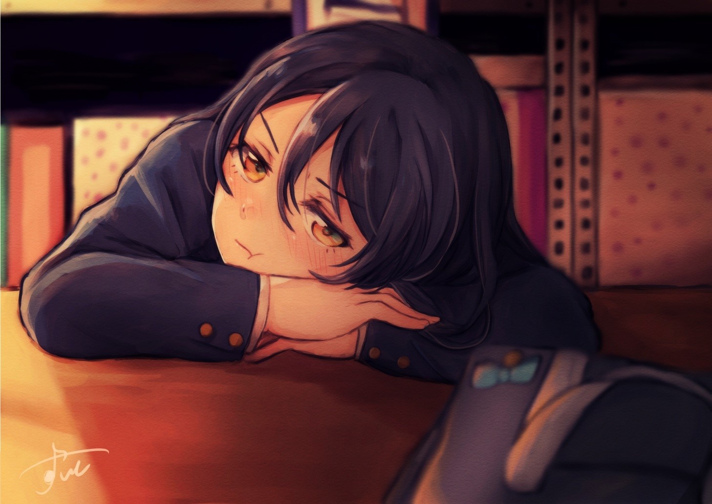Sonoda Umi from Love Live! School Uniform HD Wallpaper