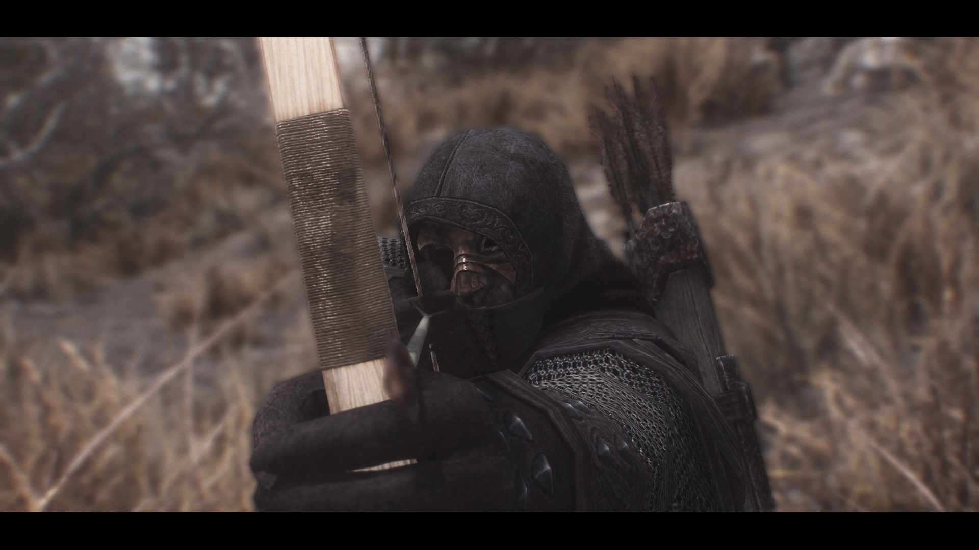 Soldier with bow and arrow in The Elder Scrolls V Skyrim HD Wallpaper