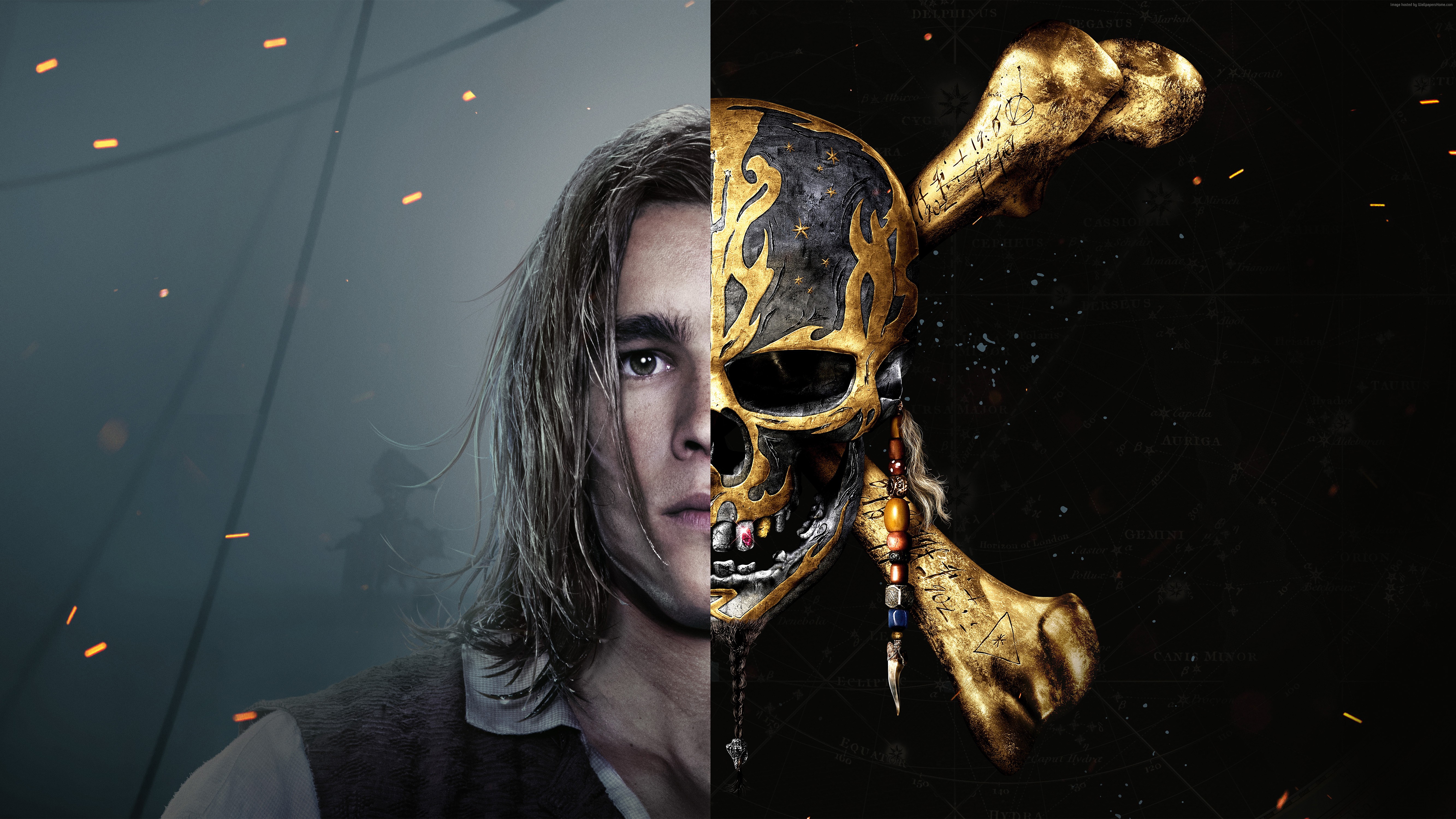 Henry Turner and Skull from Pirates of the Caribbean HD Wallpaper