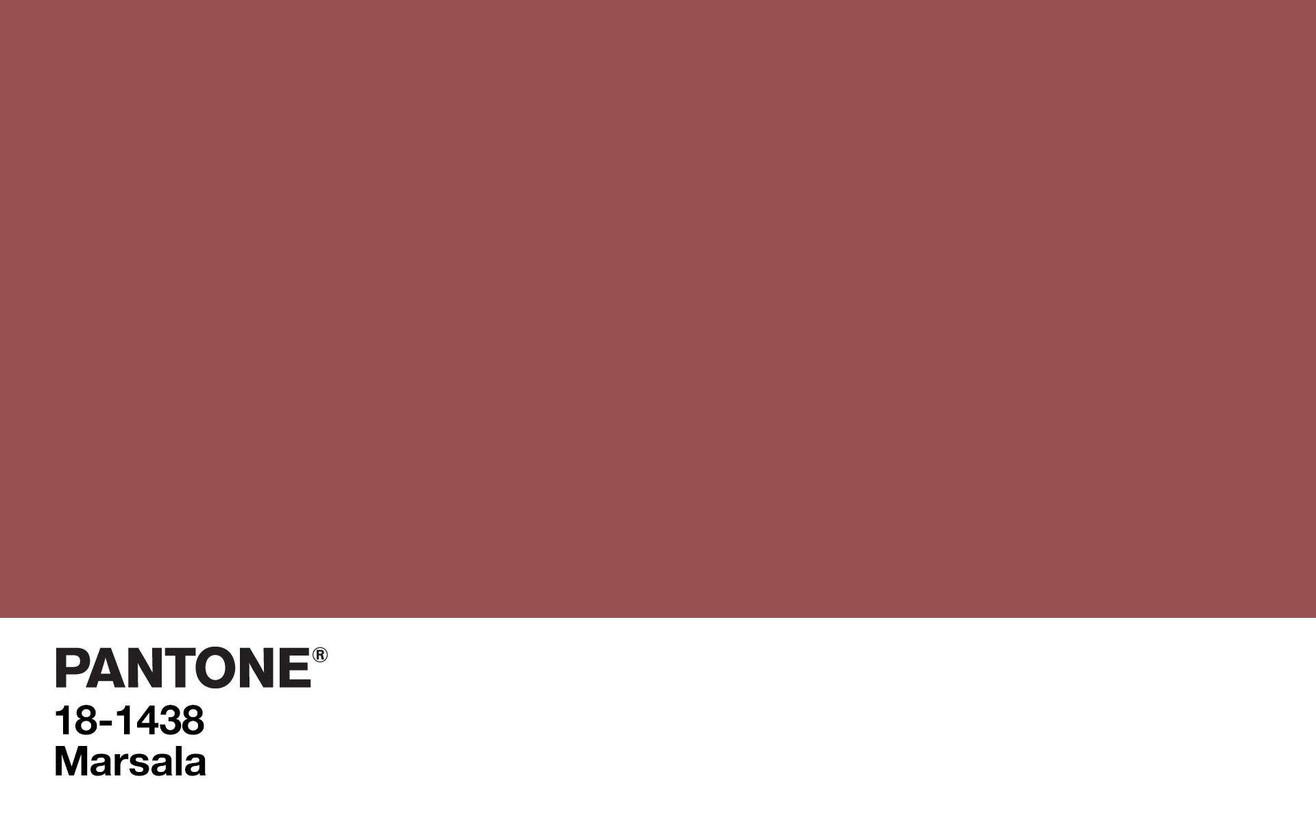 Pantone 18-1438 Marsala Color Swatch HD Wallpaper