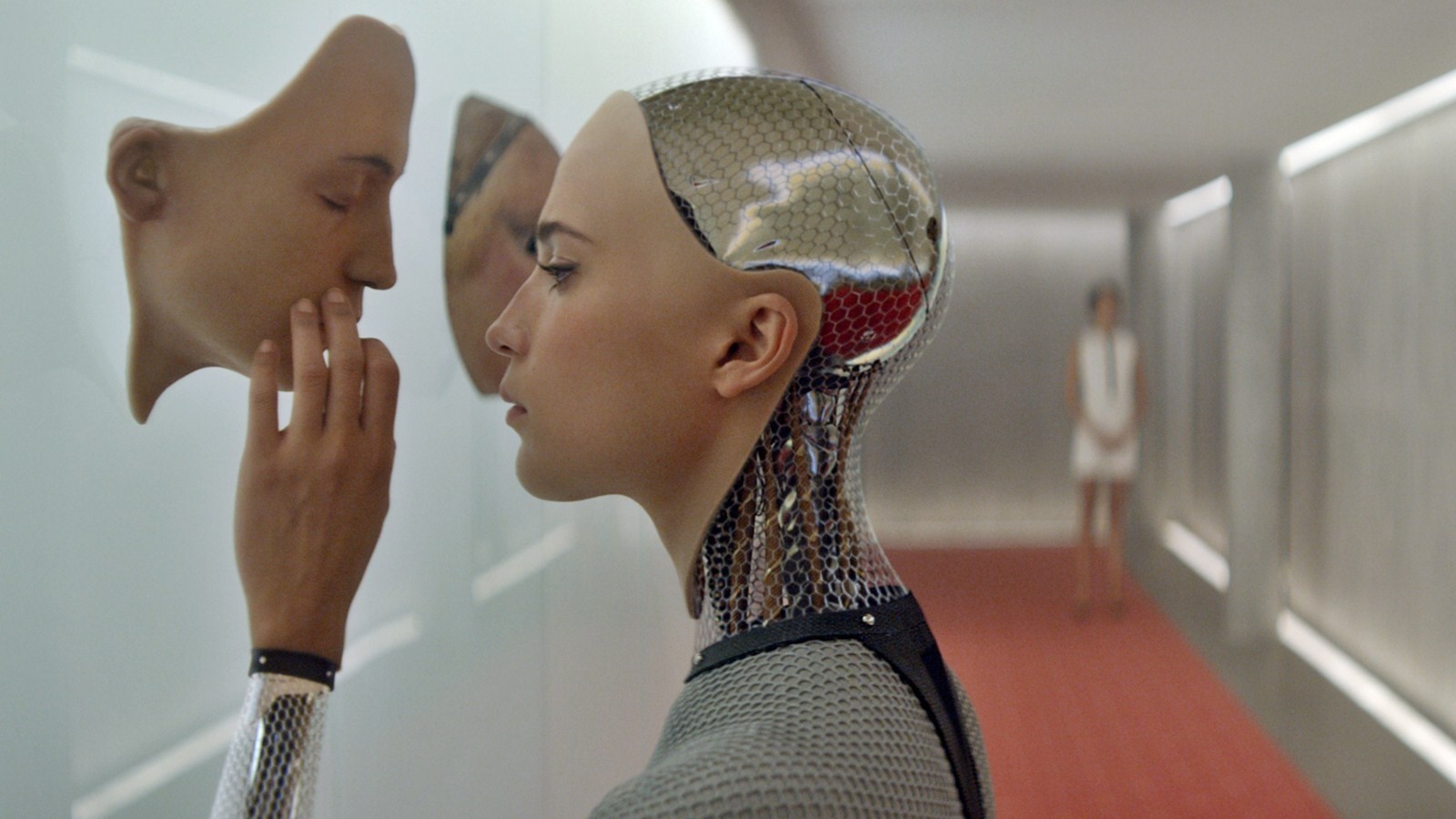Ava and a mask from Ex Machina HD Wallpaper