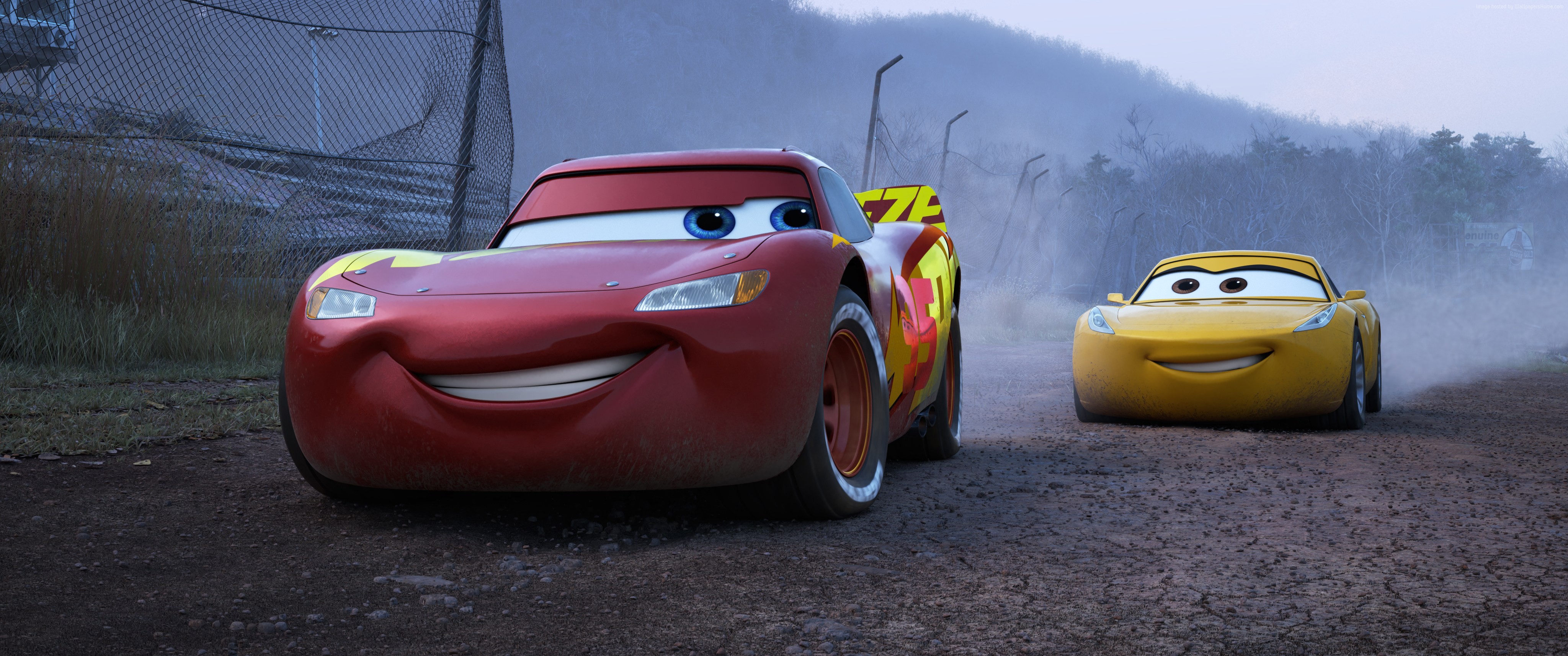 Lightning McQueen and Cruz Ramirez from Cars 3 HD Wallpaper