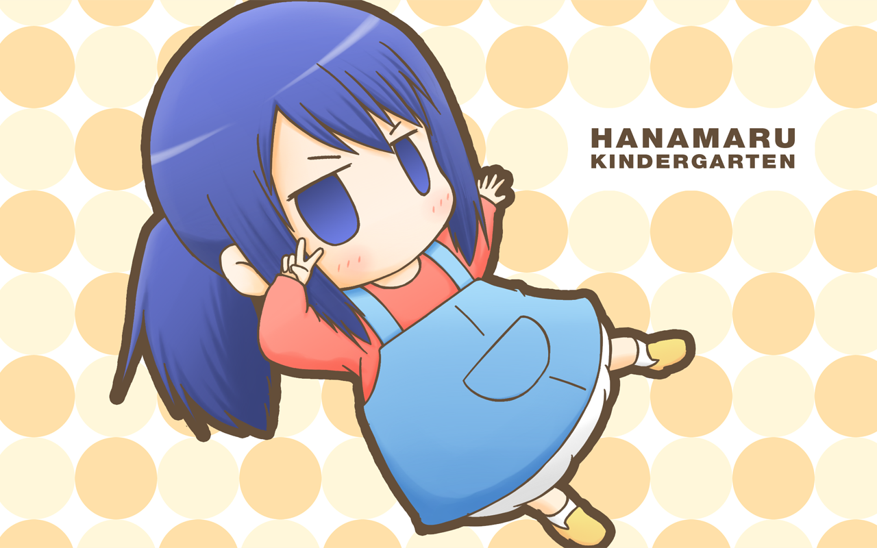 Chibi girl from Hanamaru Kindergarten HD Wallpaper