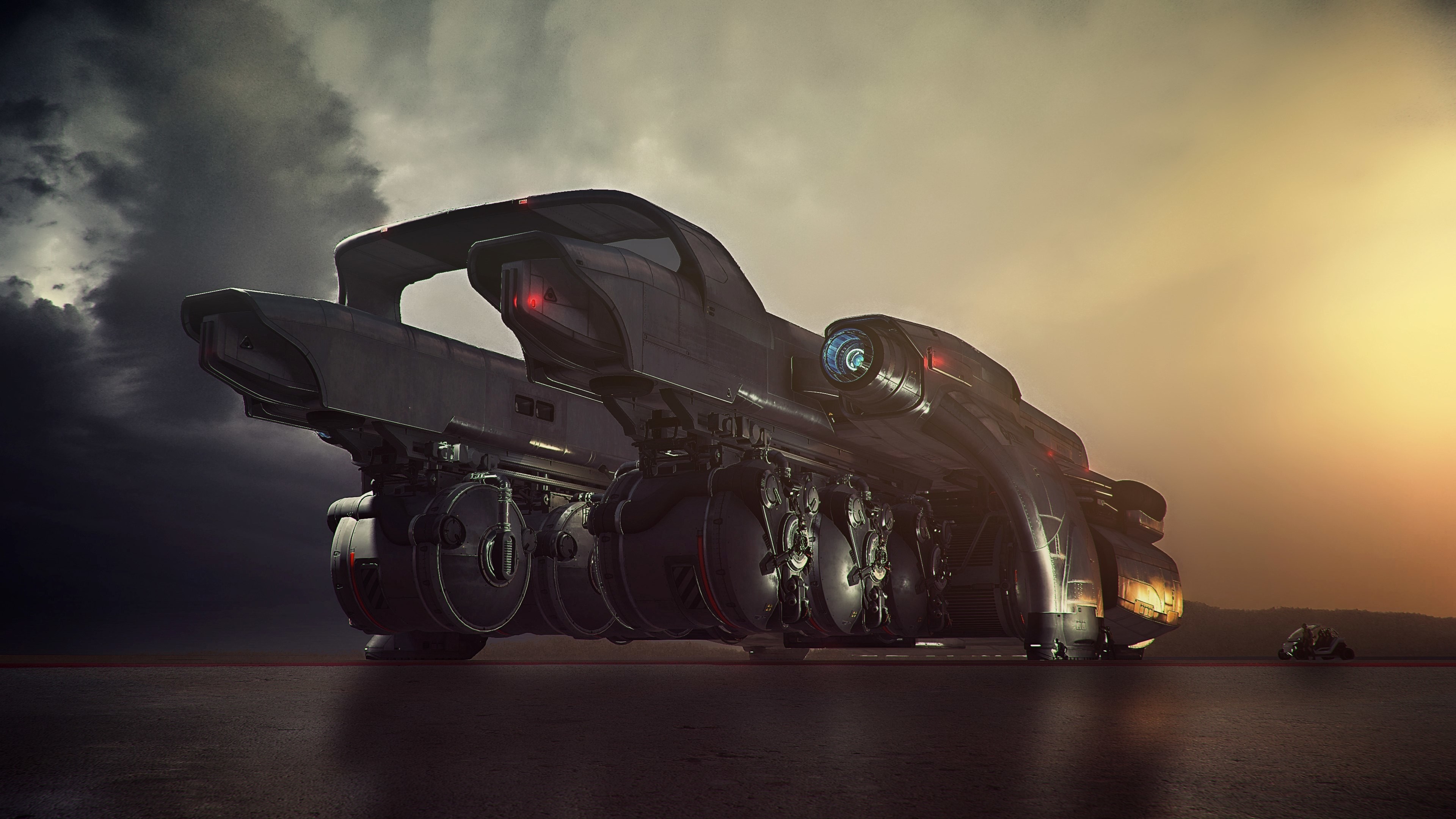 MISC Starfarer spaceship from Star Citizen HD Wallpaper