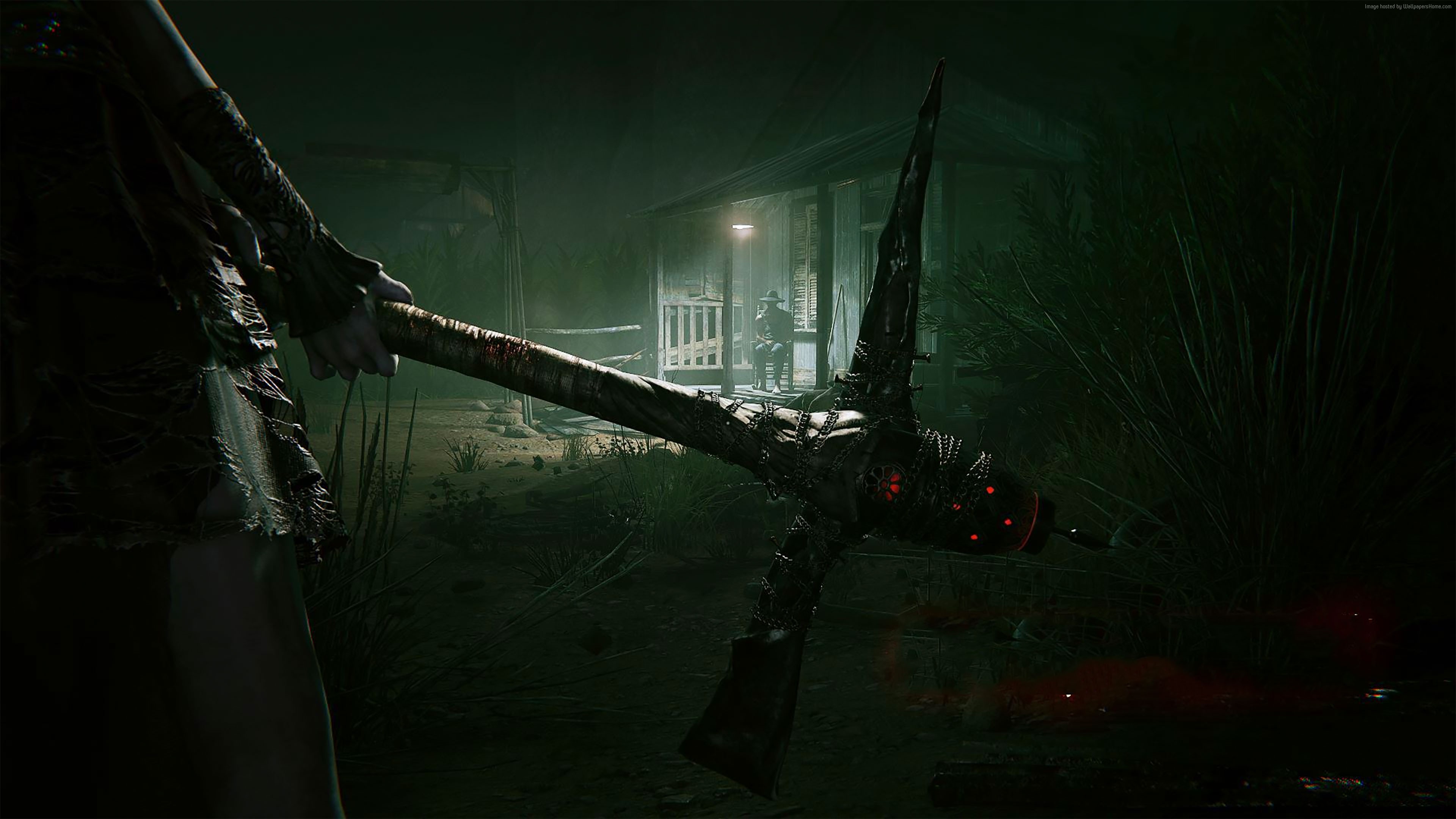 Martha from Outlast 2 holding a weapon HD Wallpaper