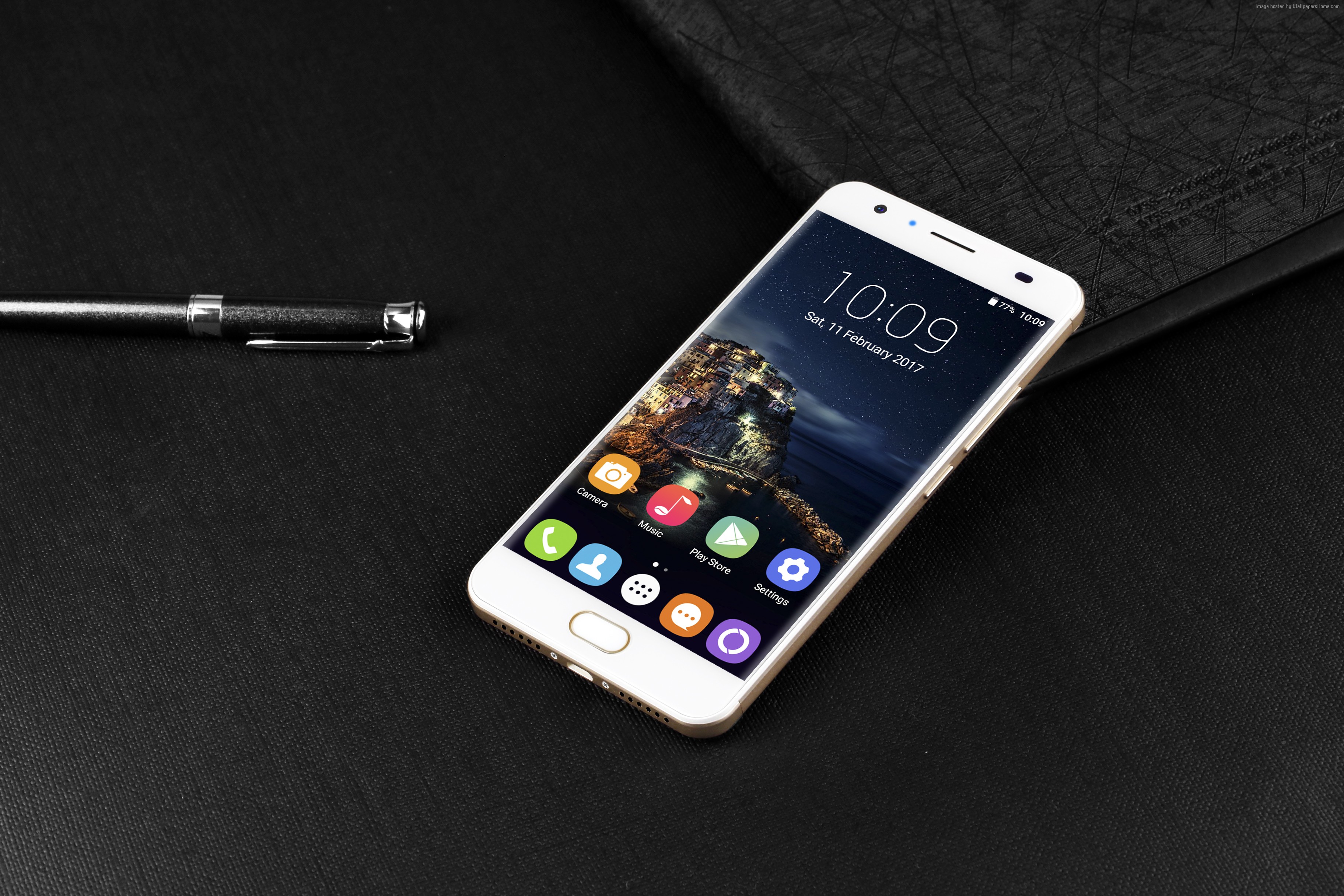 OUKITEL K6000 Plus smartphone at MWC 2017 HD Wallpaper
