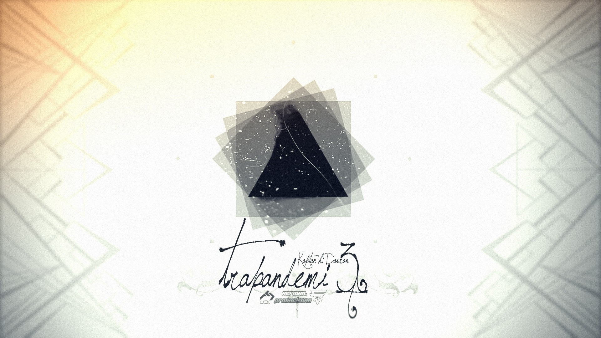 Trap Nation album cover with triangle and text HD Wallpaper