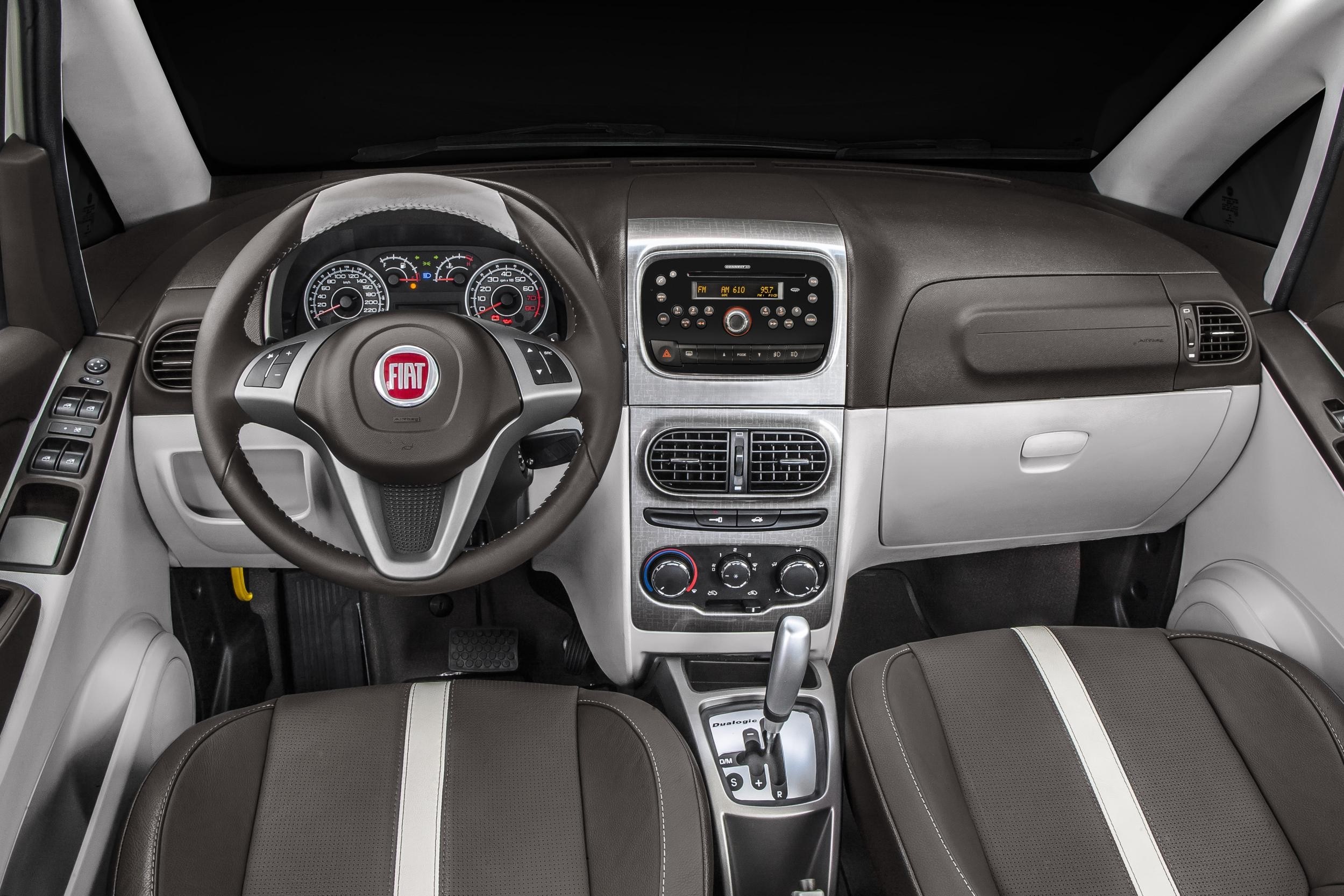 FIAT car interior dashboard and seats HD Wallpaper