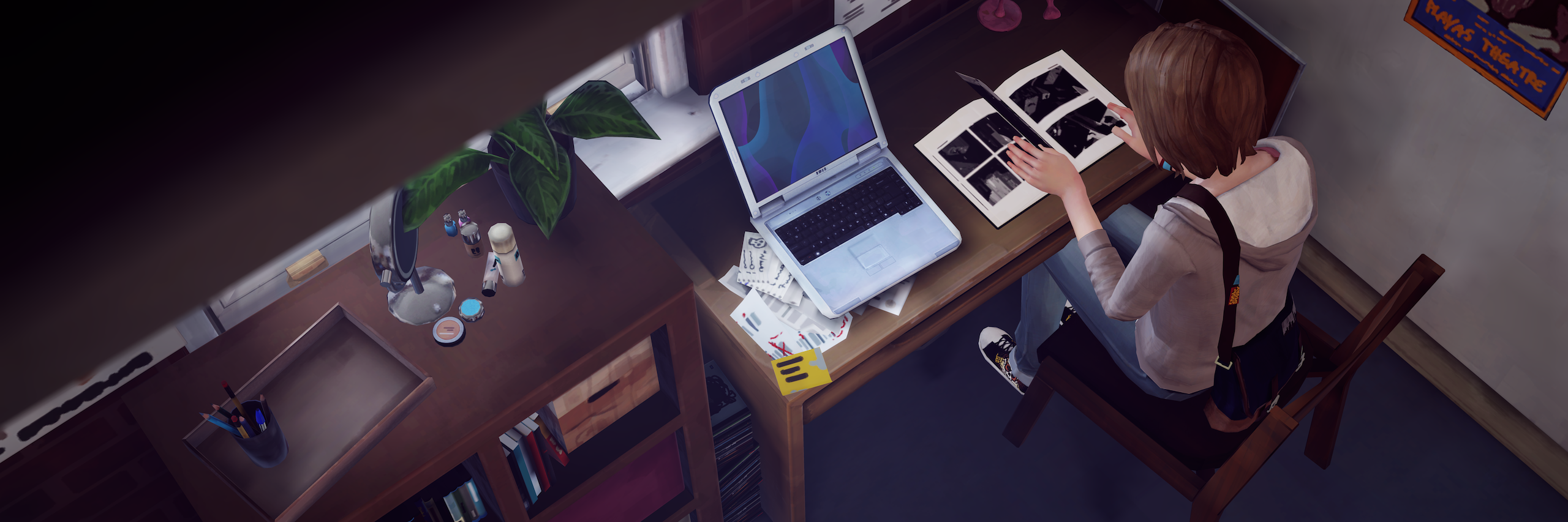 Max Caulfield from Life Is Strange looking at photos HD Wallpaper