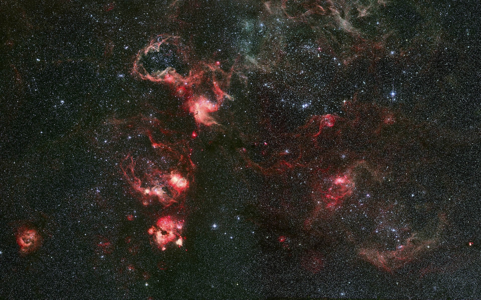 Nebula and stars in deep space HD Wallpaper