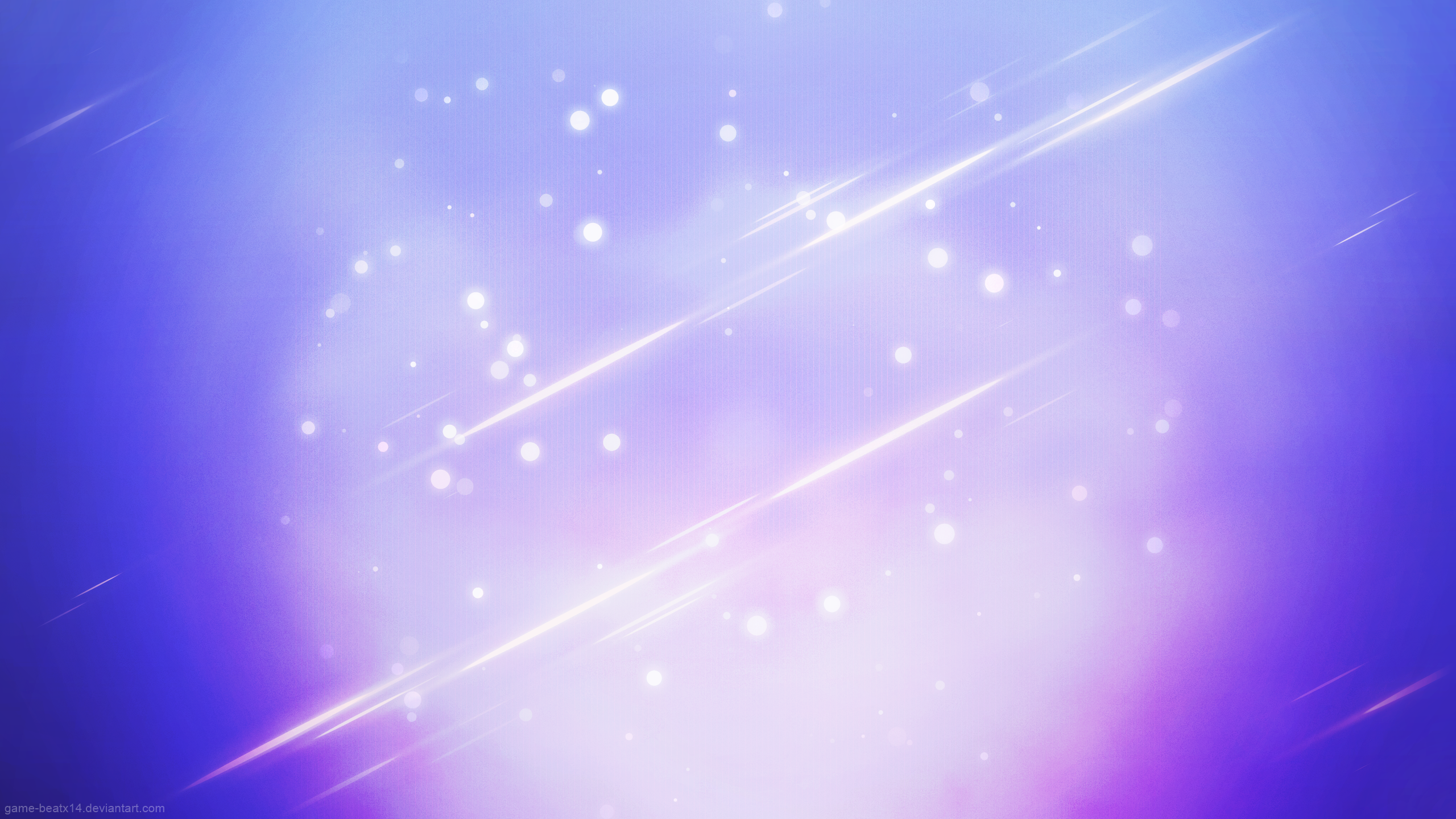Abstract light streaks and bokeh in purple and blue HD Wallpaper