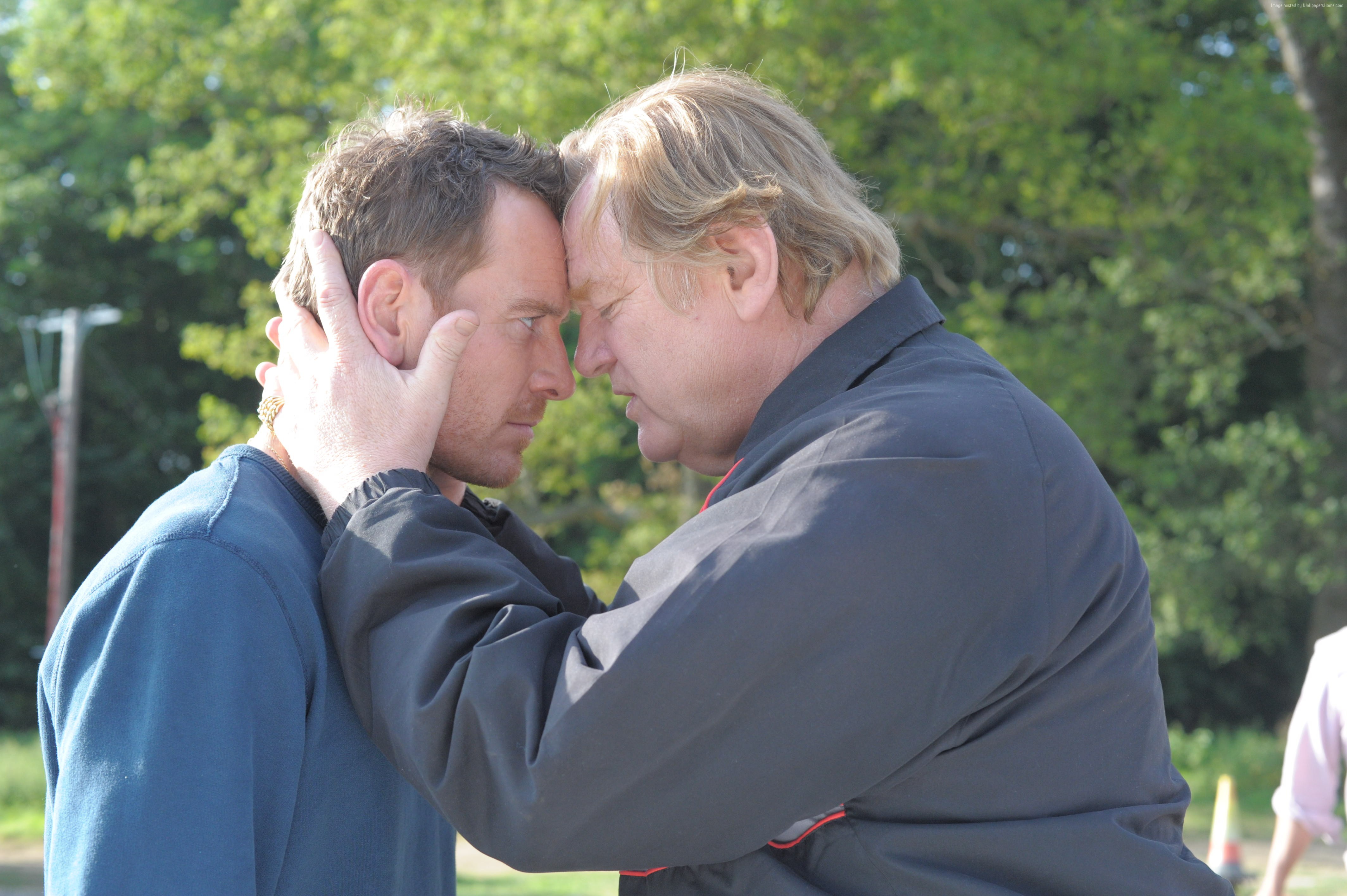 Brendan Gleeson and Michael Fassbender in Trespass Against Us HD Wallpaper