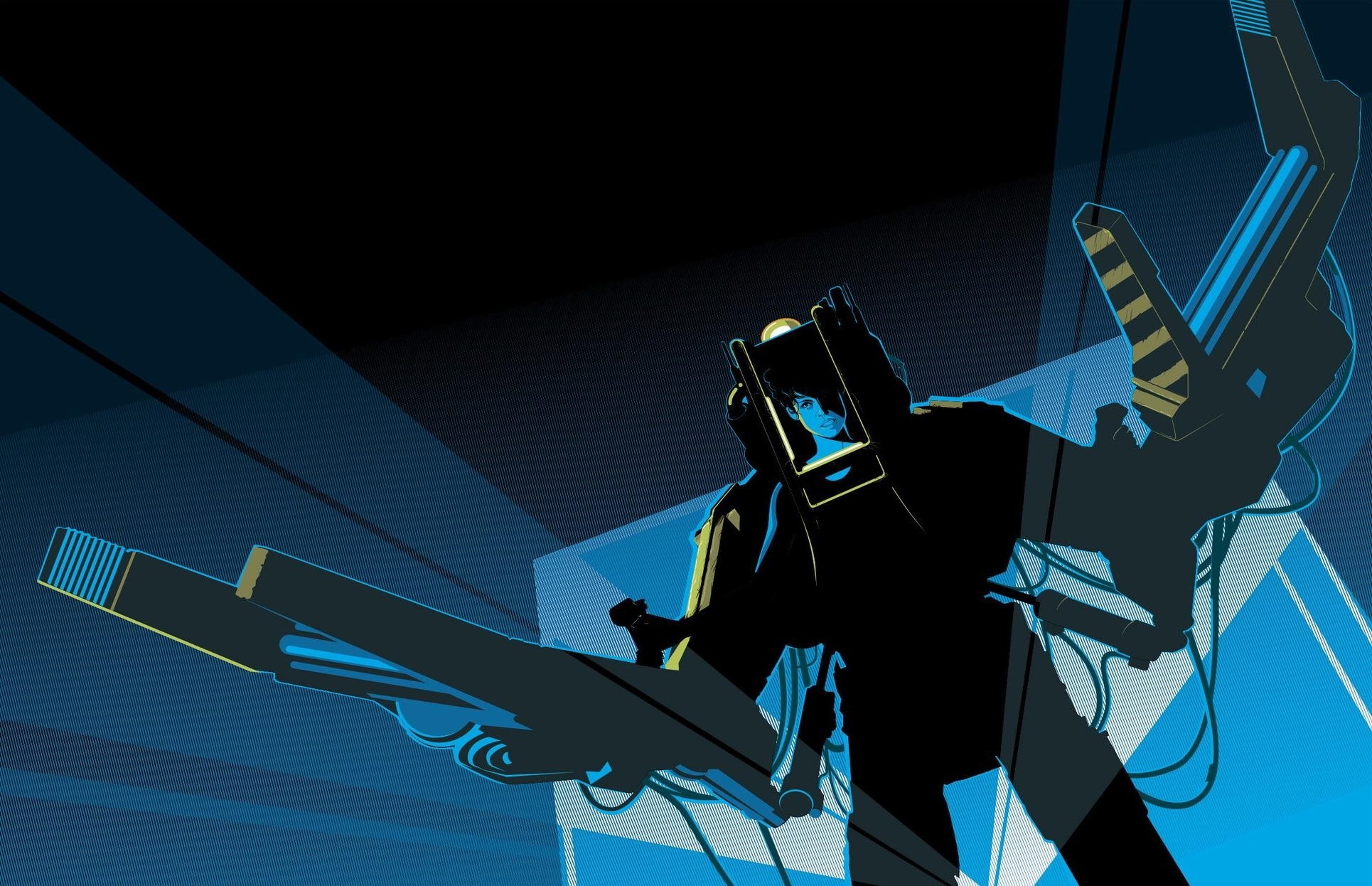 Craig Drake illustration of a pilot in a mech suit HD Wallpaper