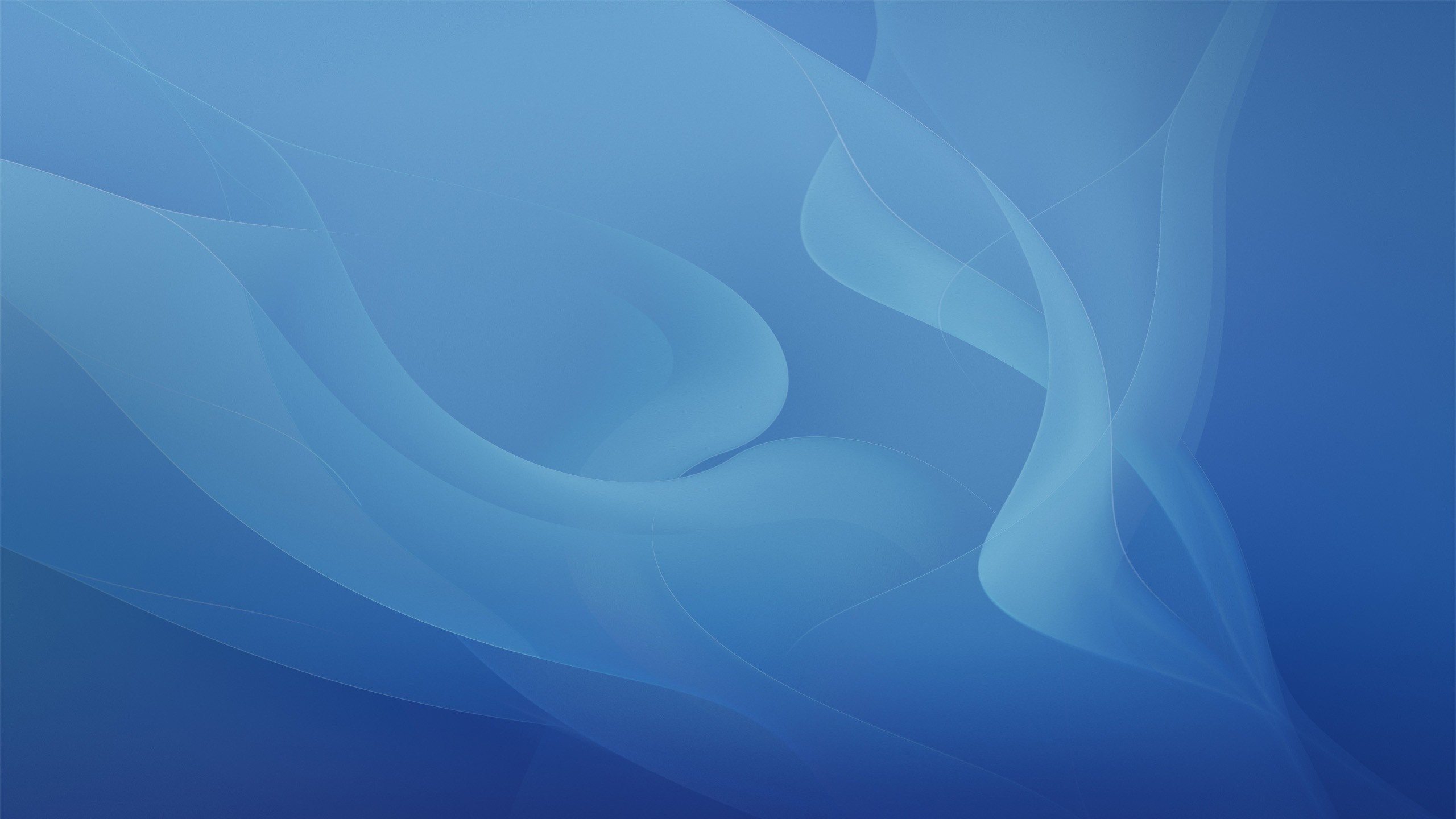 Abstract blue waves illustration HD Wallpaper