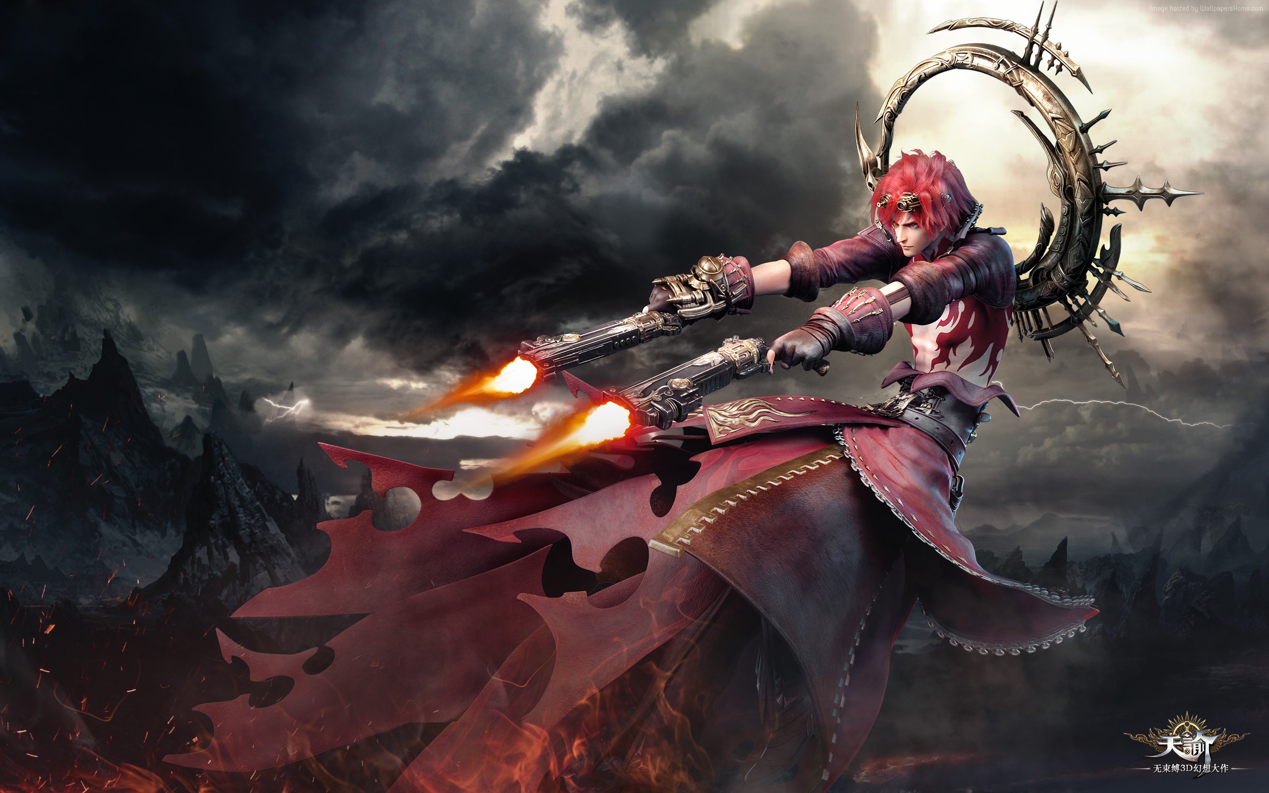 Revelation Online character with guns HD Wallpaper
