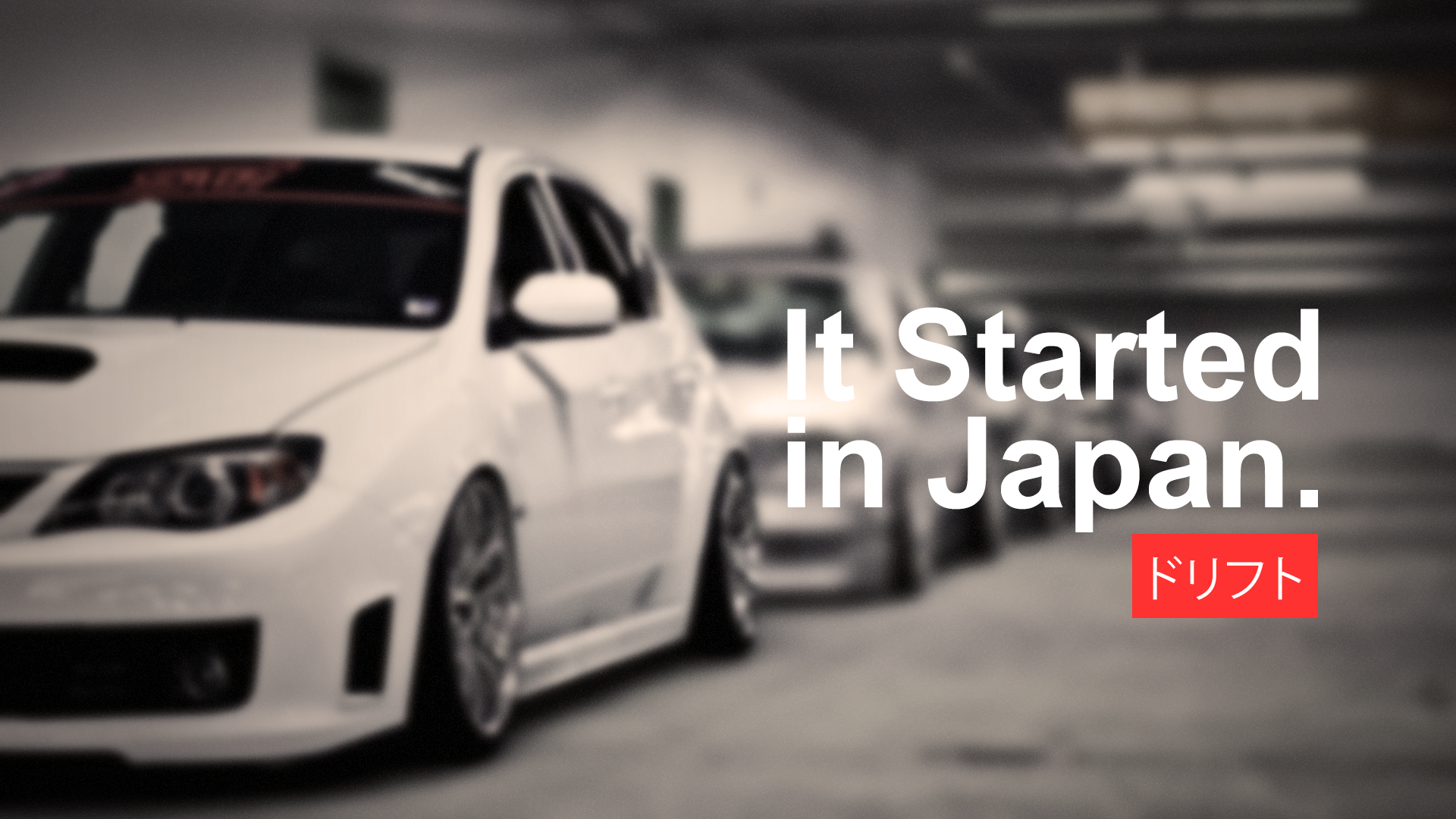 It Started in Japan. Drift. HD Wallpaper