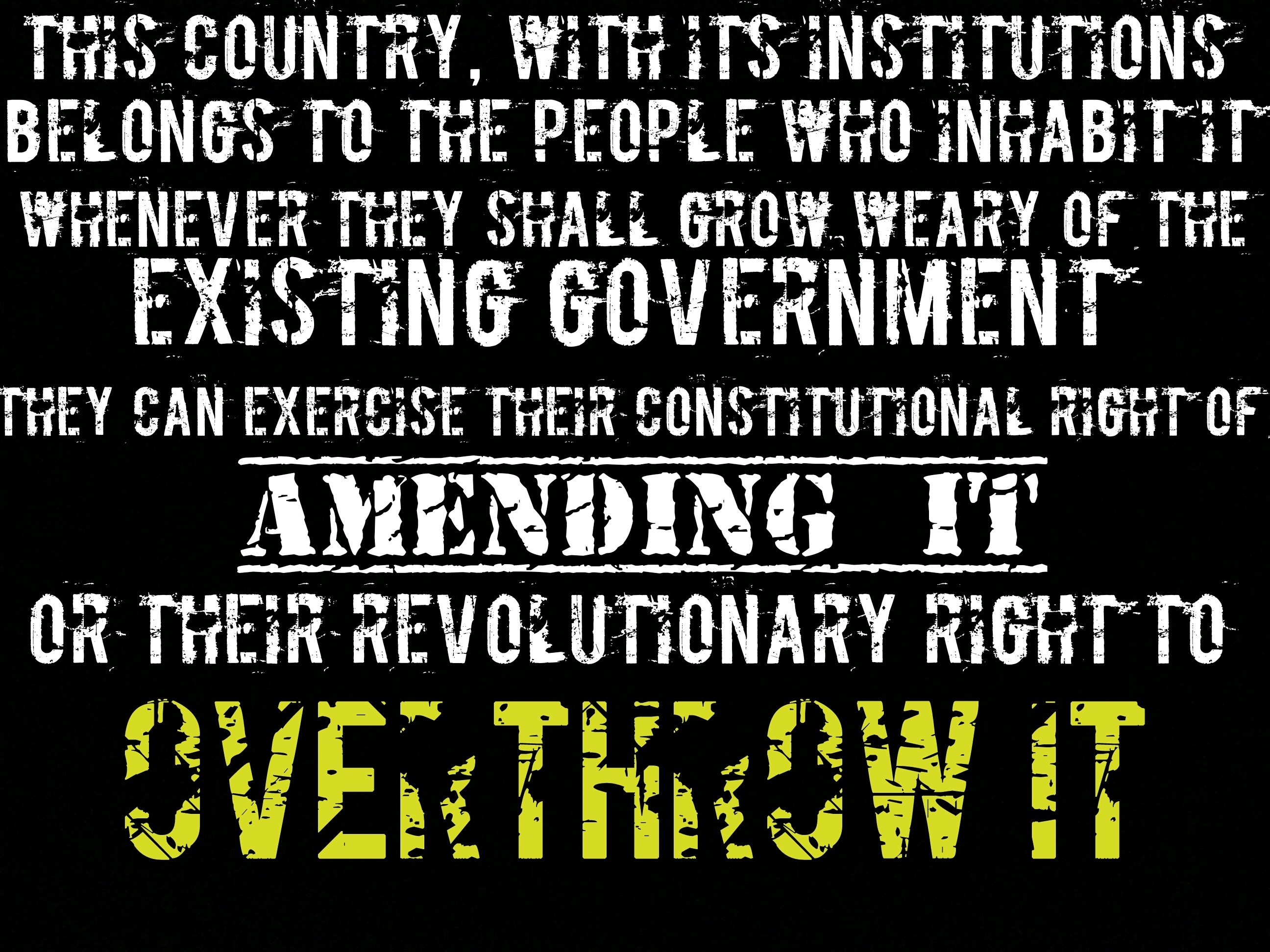 Quote about country and government rights HD Wallpaper