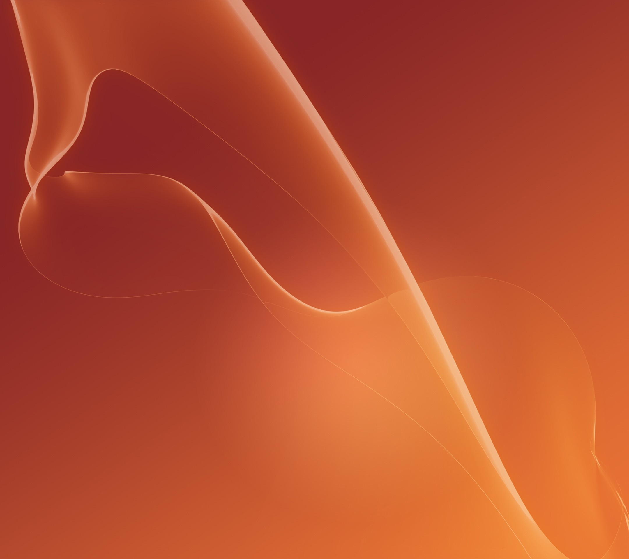 Abstract orange waves and lines HD Wallpaper
