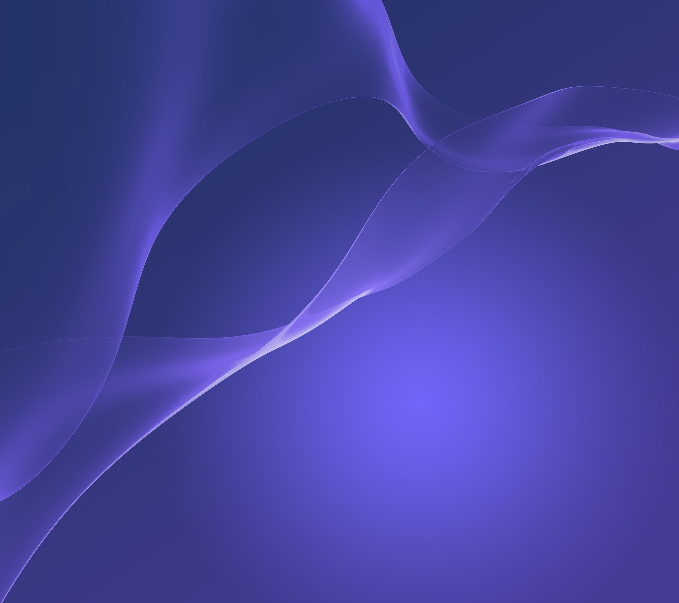 Abstract purple and blue flowing waves HD Wallpaper