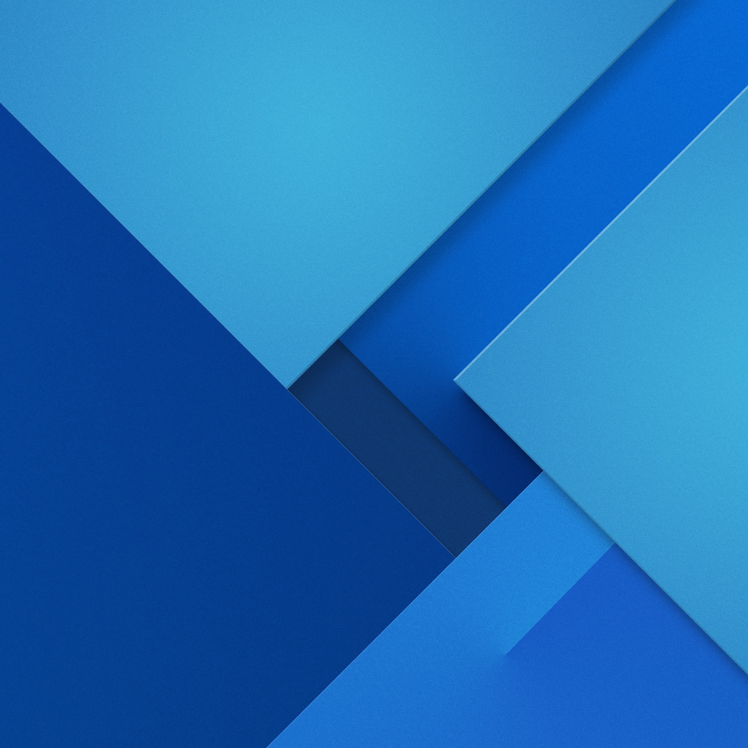 Abstract geometric shapes in shades of blue HD Wallpaper