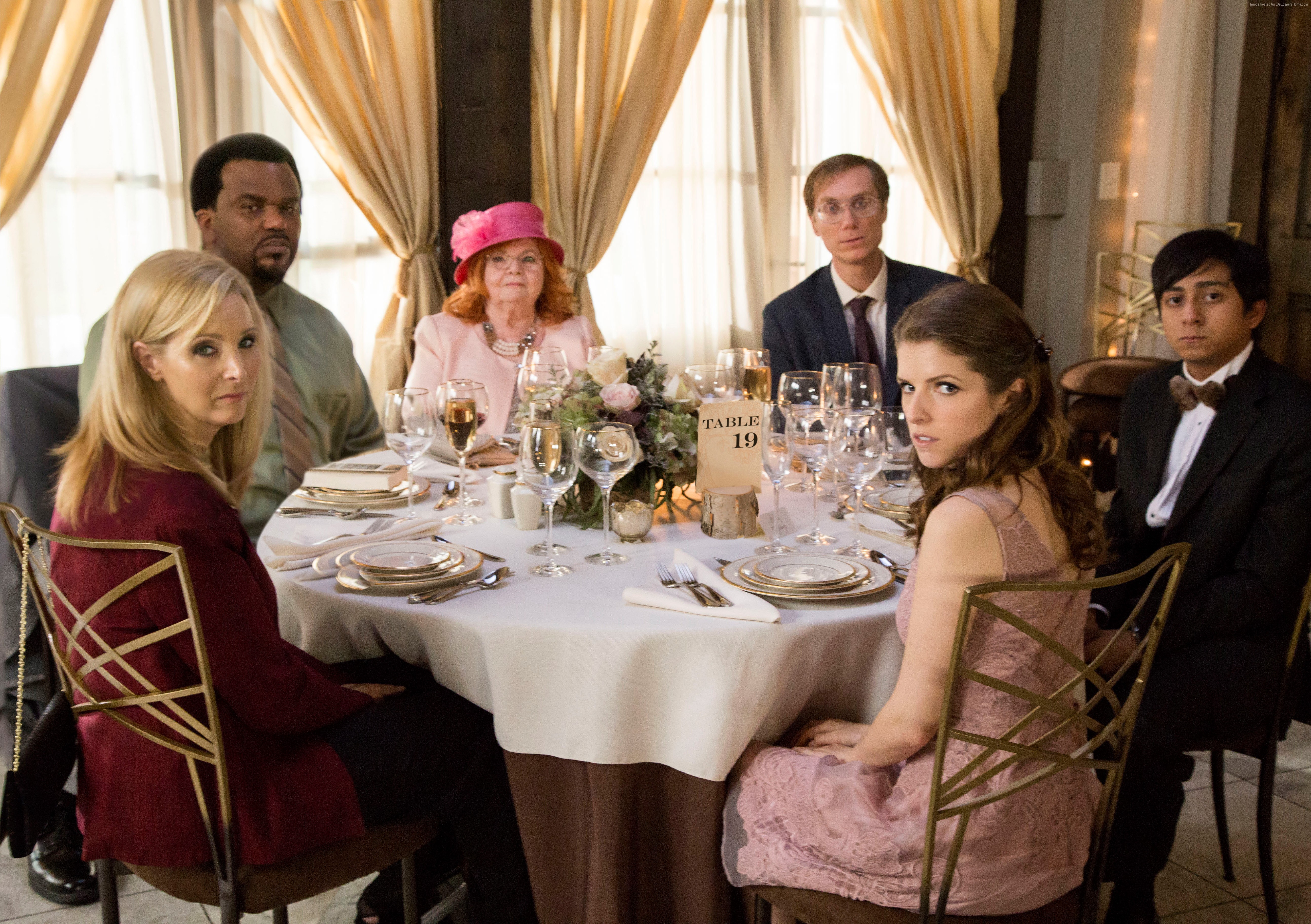 Table 19 cast: Anna Kendrick, Lisa Kudrow, Craig Robinson HD Wallpaper