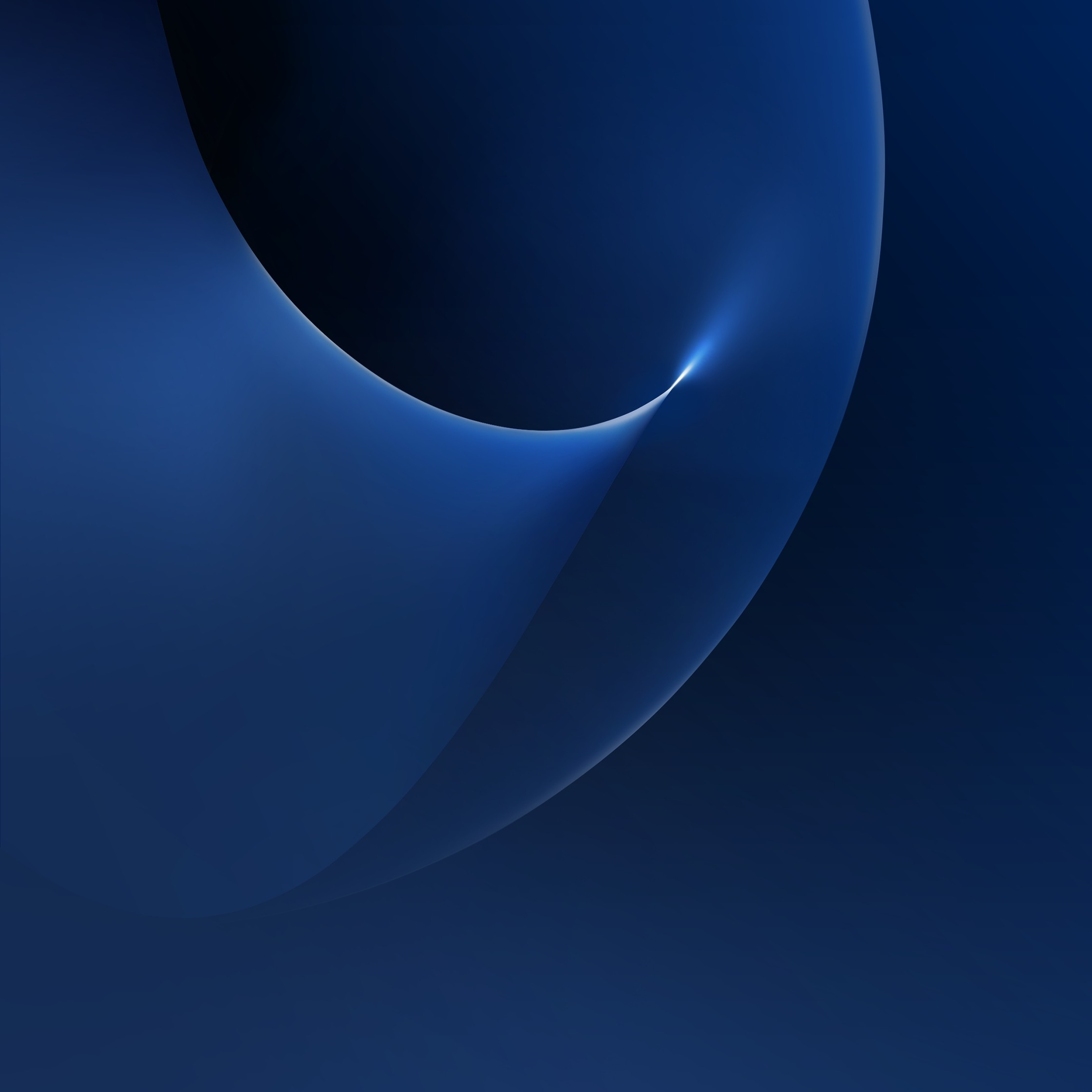Abstract blue wave with light HD Wallpaper