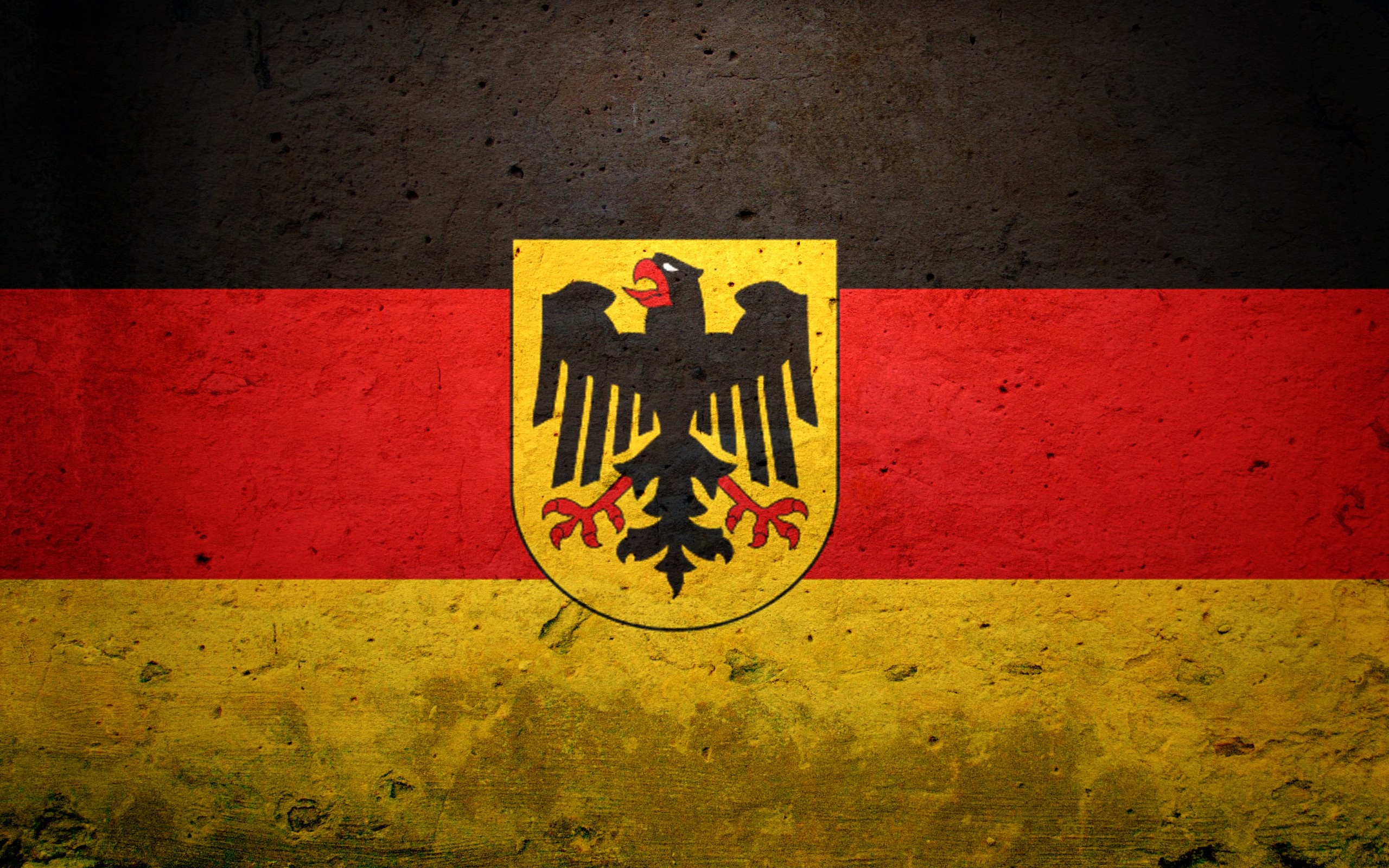 German flag with eagle emblem HD Wallpaper