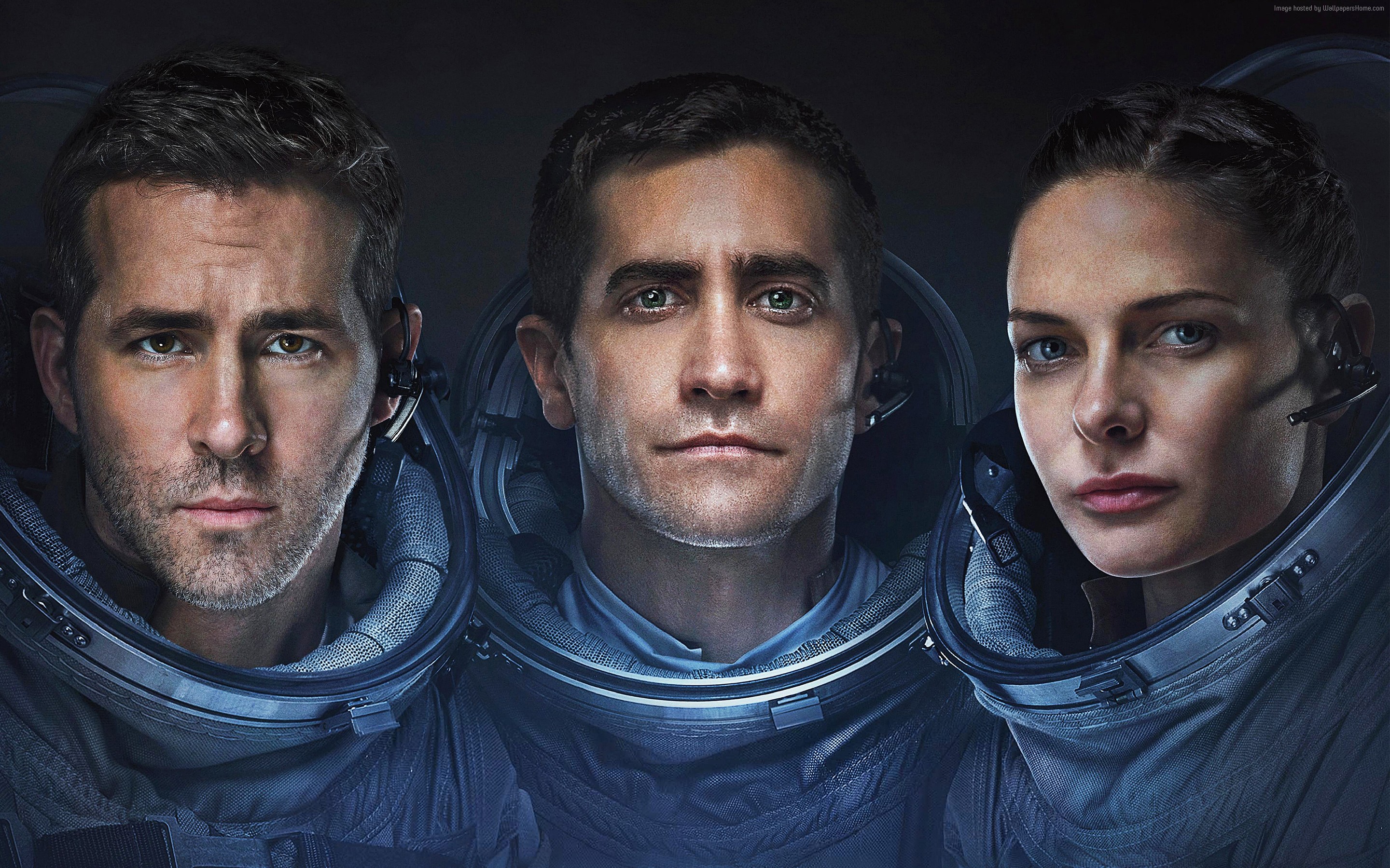 Ryan Reynolds, Jake Gyllenhaal, and Rebecca Ferguson from Life HD Wallpaper