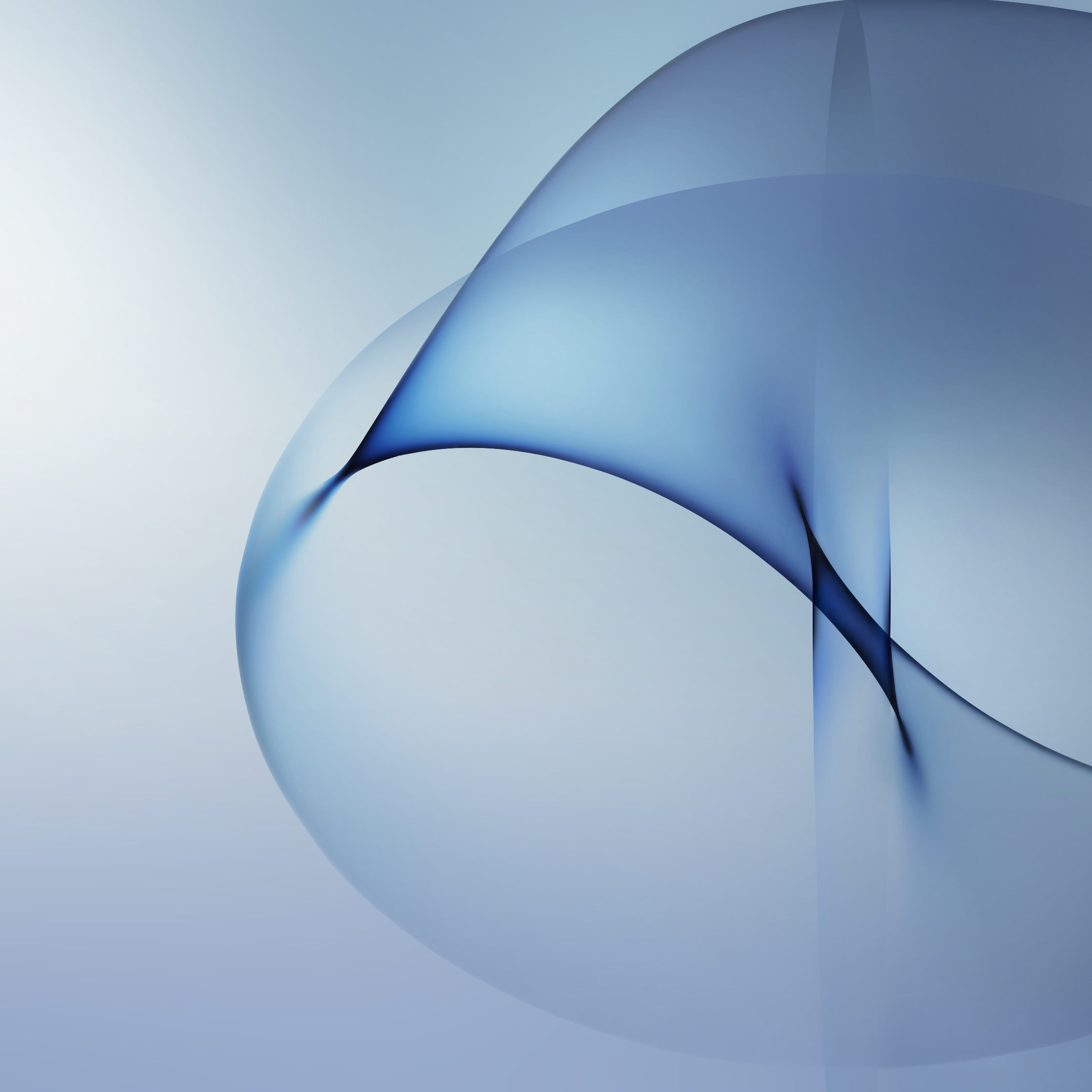 Abstract blue wave shape HD Wallpaper