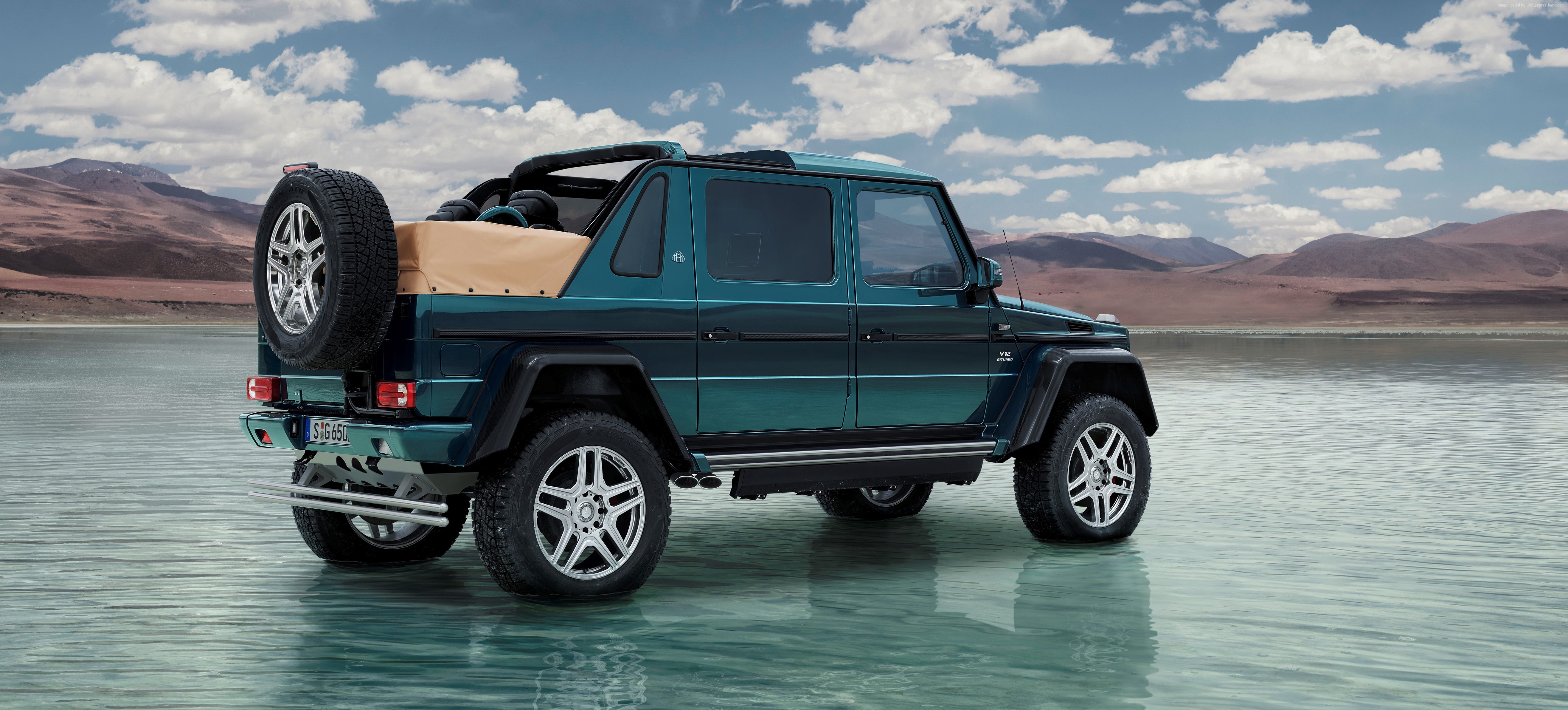 Mercedes-Maybach G 650 Landaulet SUV in water HD Wallpaper