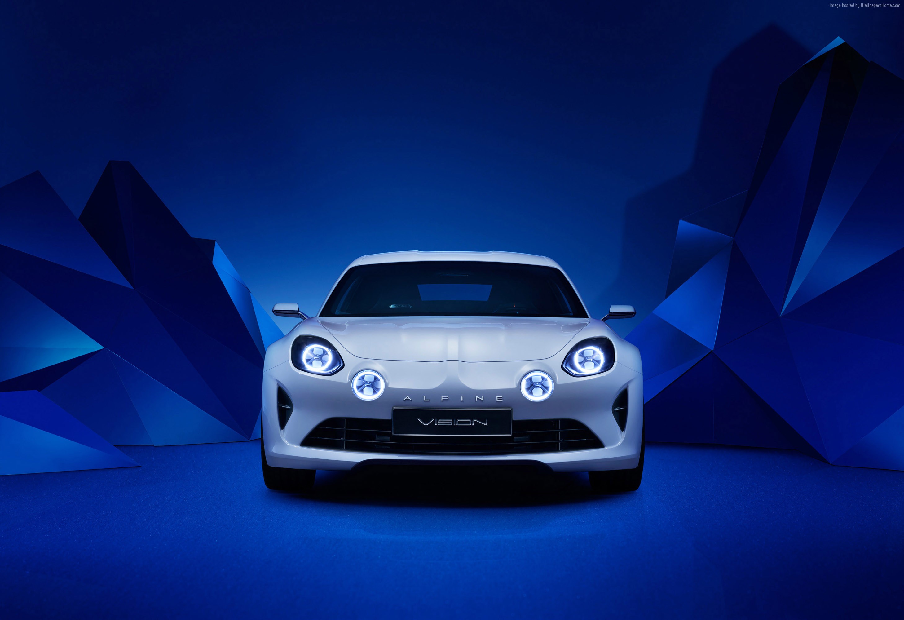 Alpine Vision concept car at Geneva Auto Show 2017 HD Wallpaper