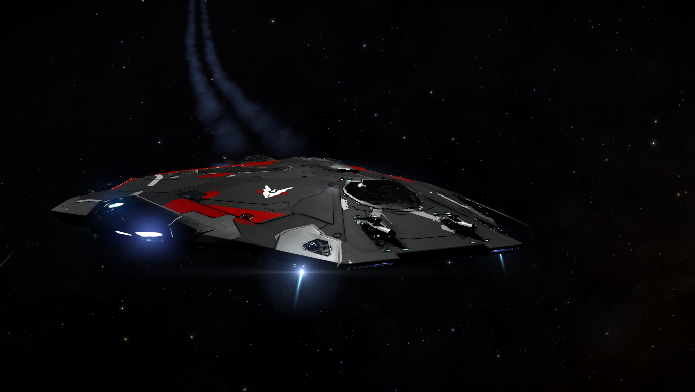 Elite Dangerous Cobra MKIII spacecraft in outer space HD Wallpaper