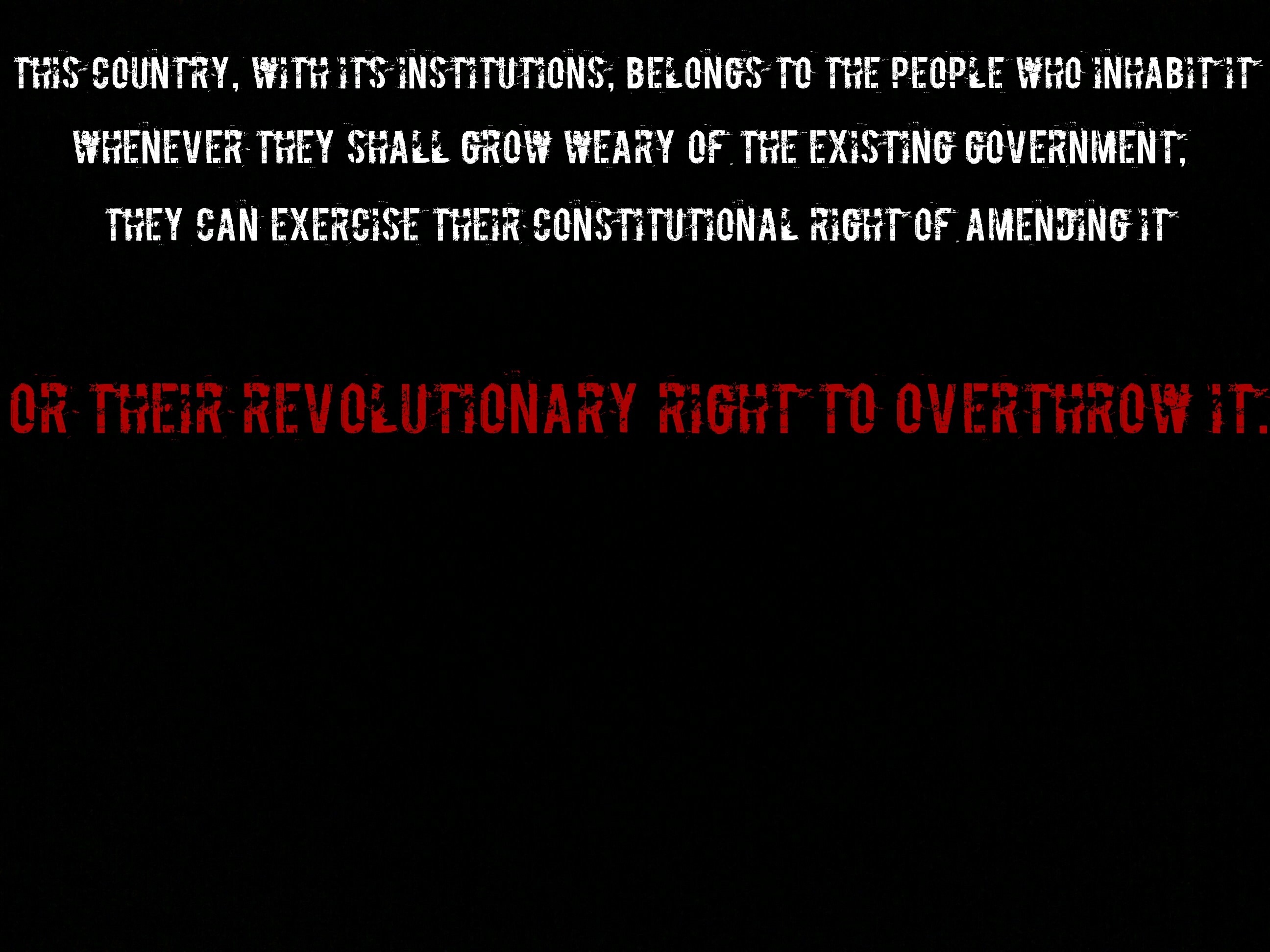 Quote about country and government rights HD Wallpaper